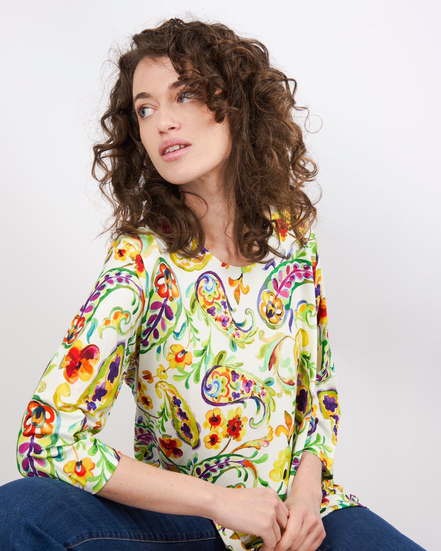Maglia scollo lunetta Q 3/4