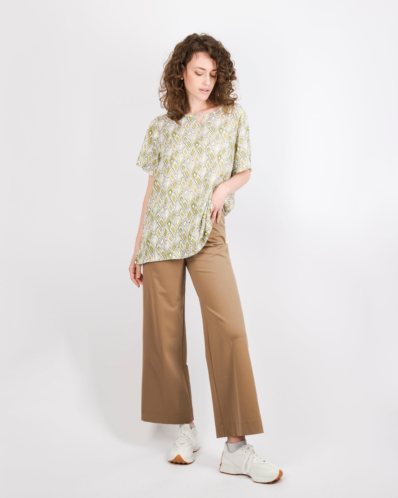Maglia in viscosa fantasia over SIL507