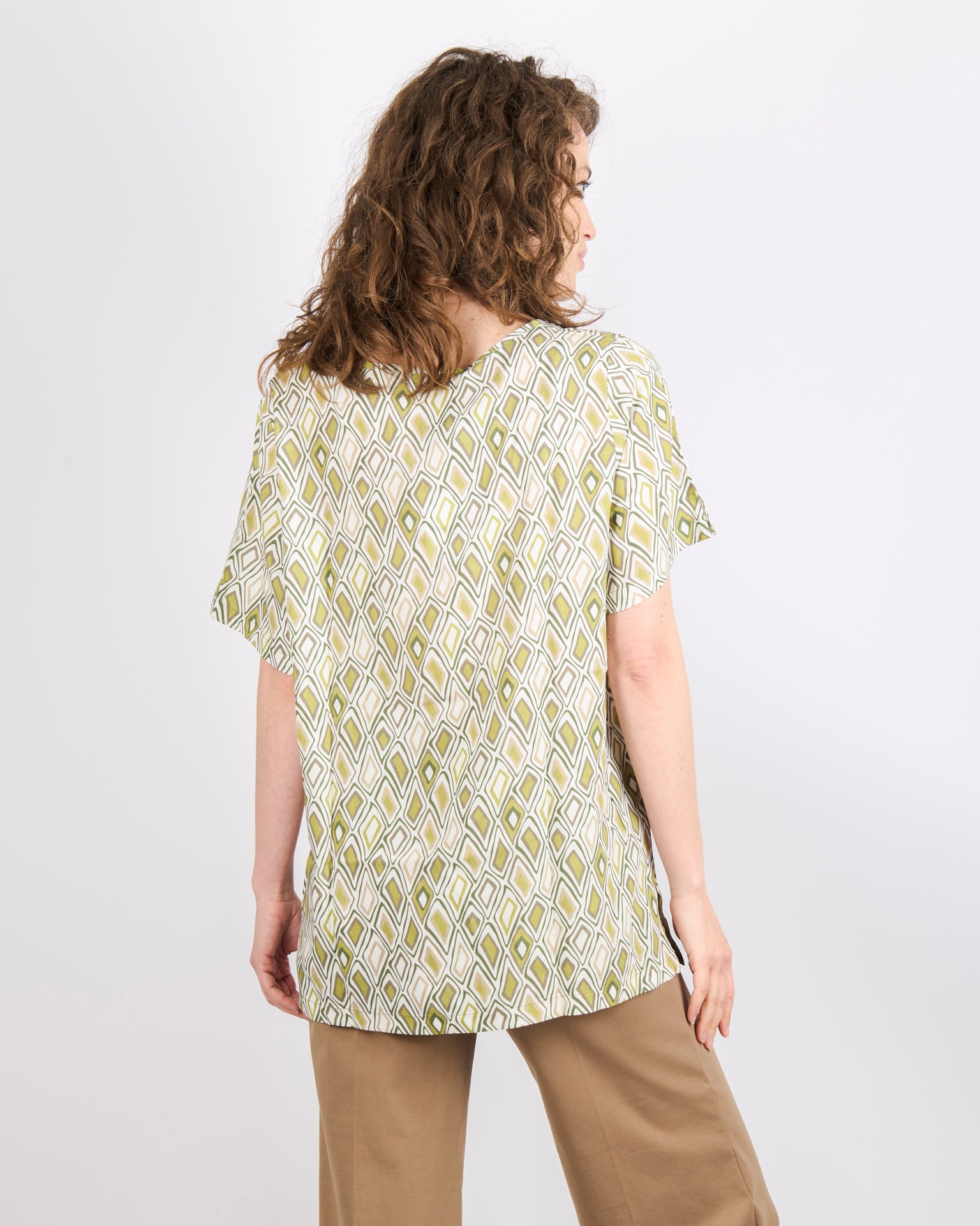 Maglia in viscosa fantasia over SIL507