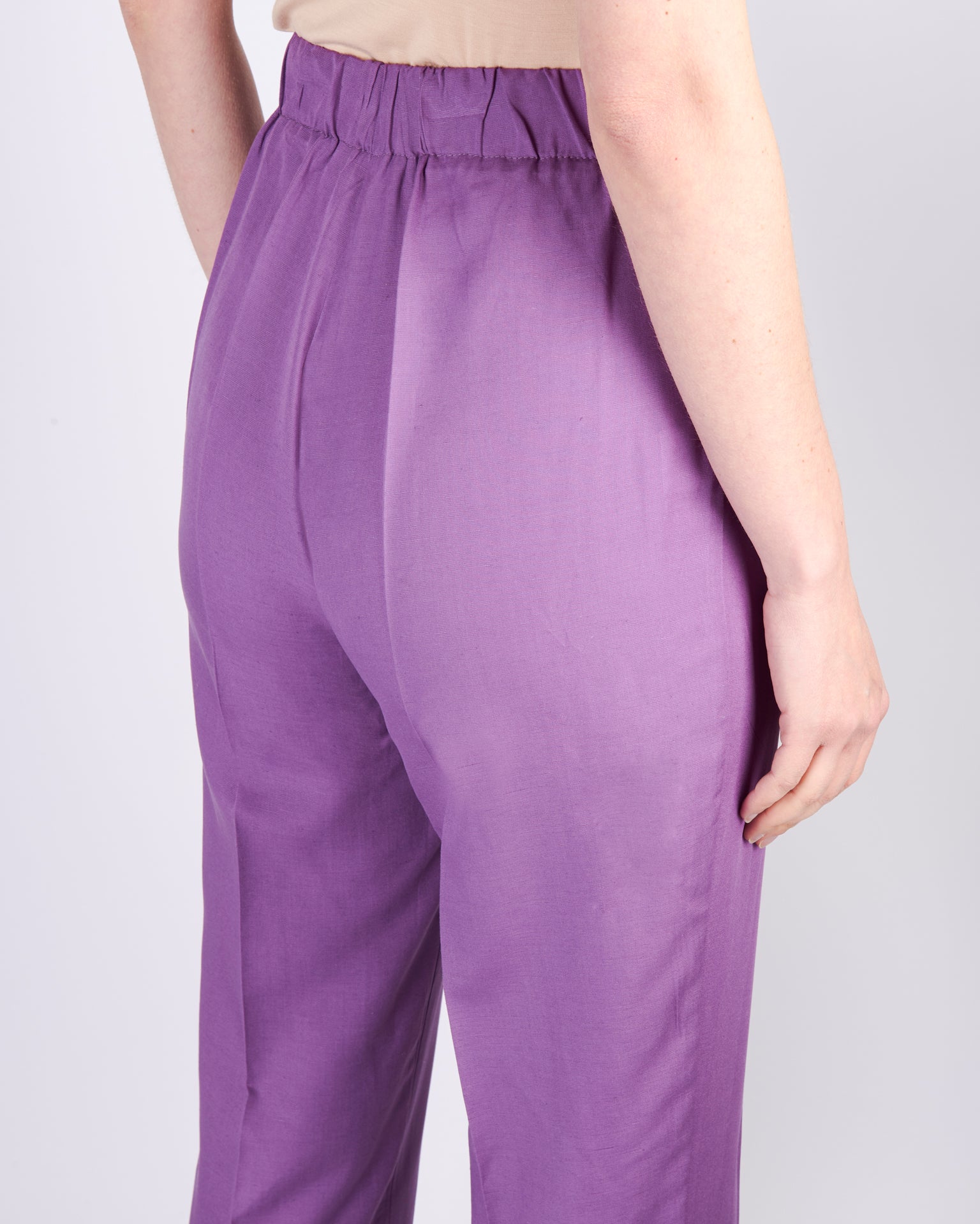 Pantalone elastico dietro lino LASCITO