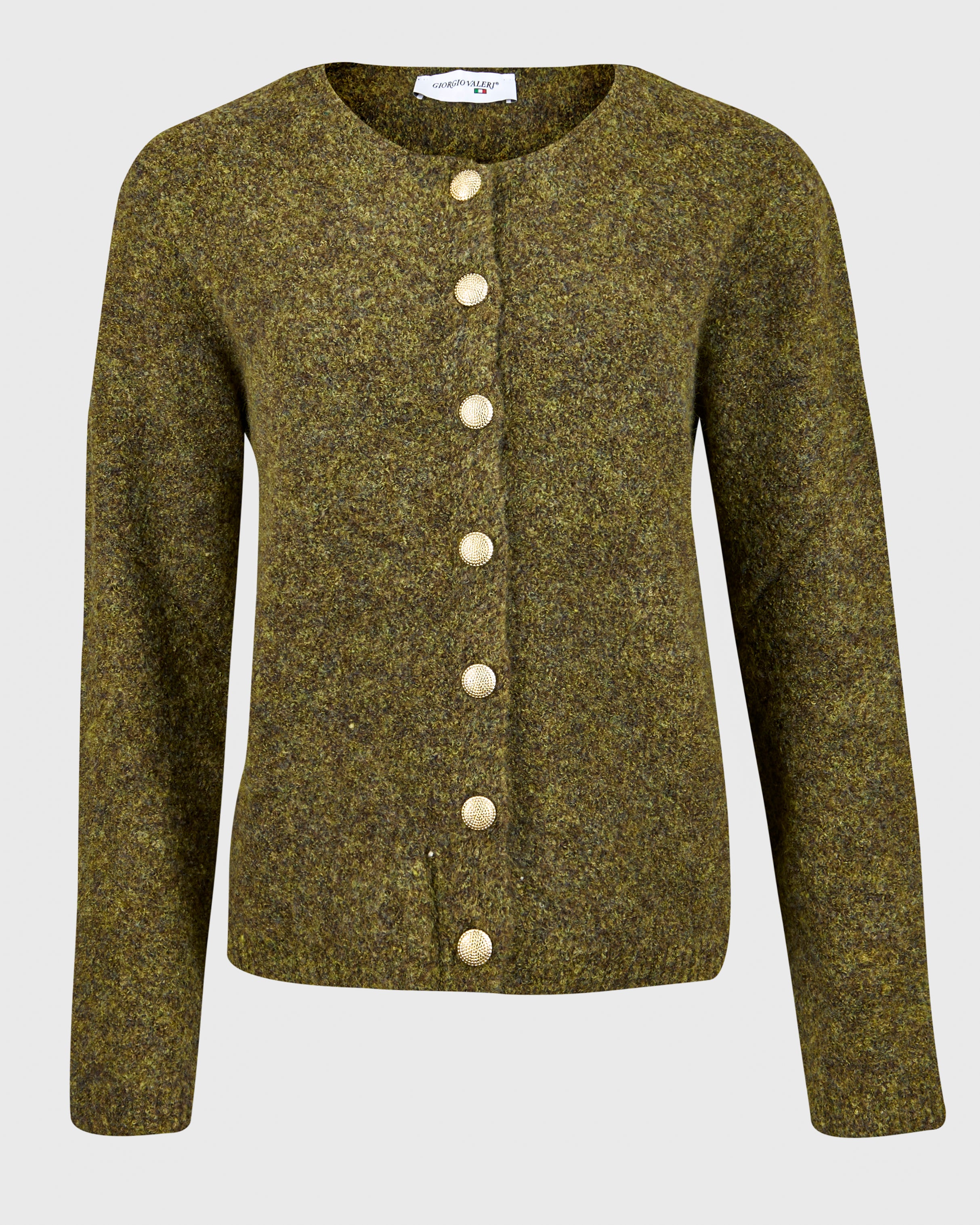 Maglia bottoni in boucle' R5801