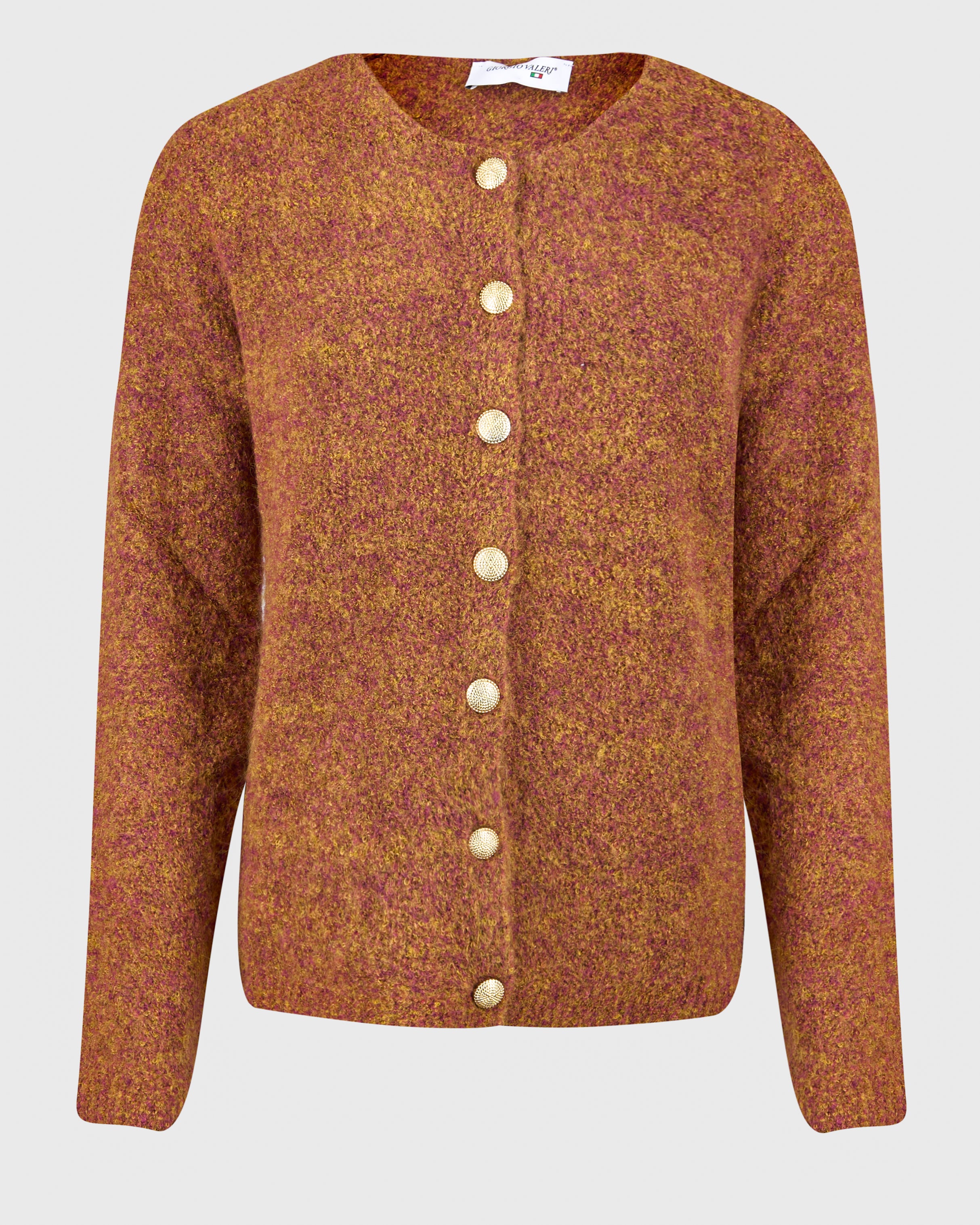 Maglia bottoni in boucle' R5801