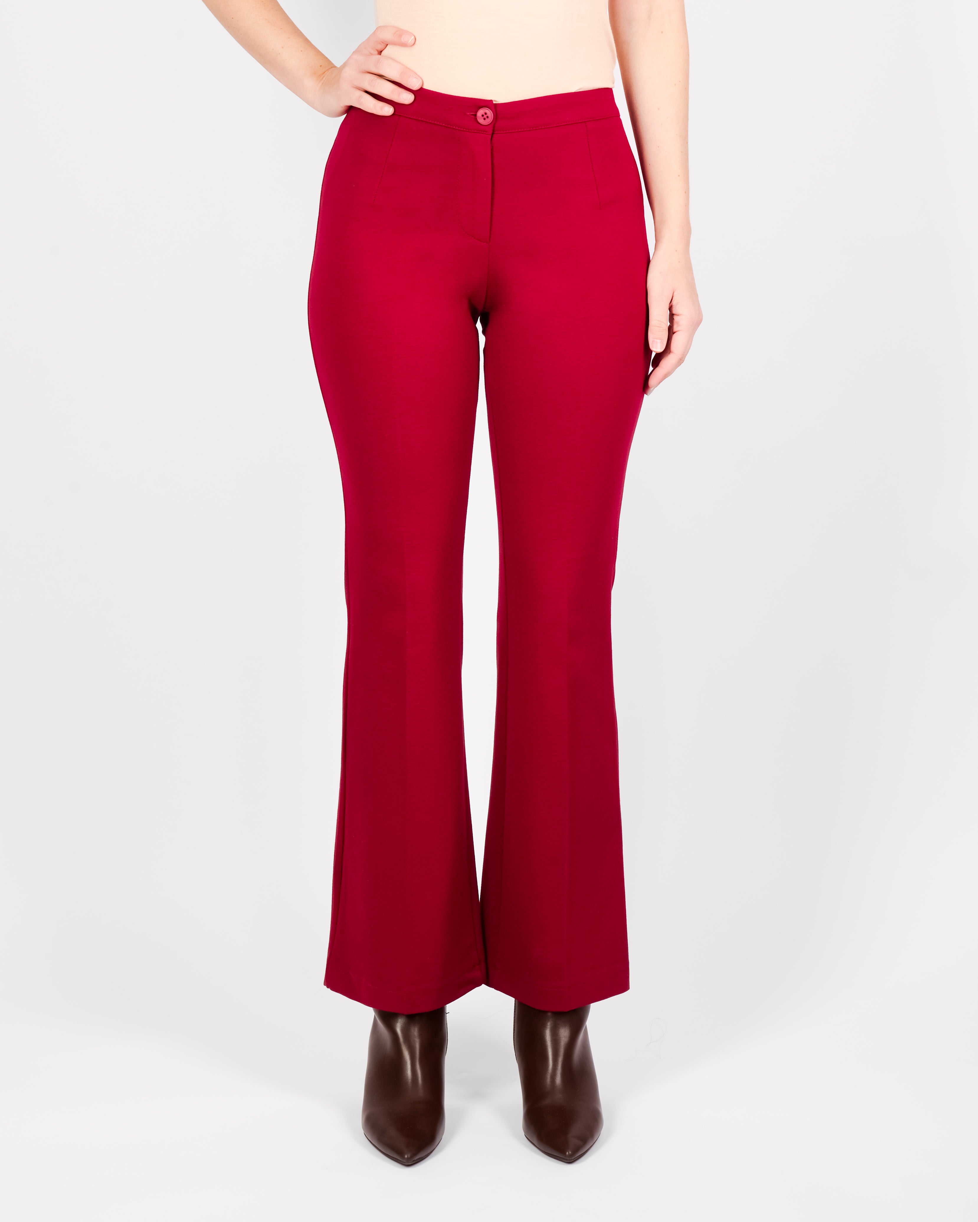 Pantalone zampetta punto milano comfort H164/1