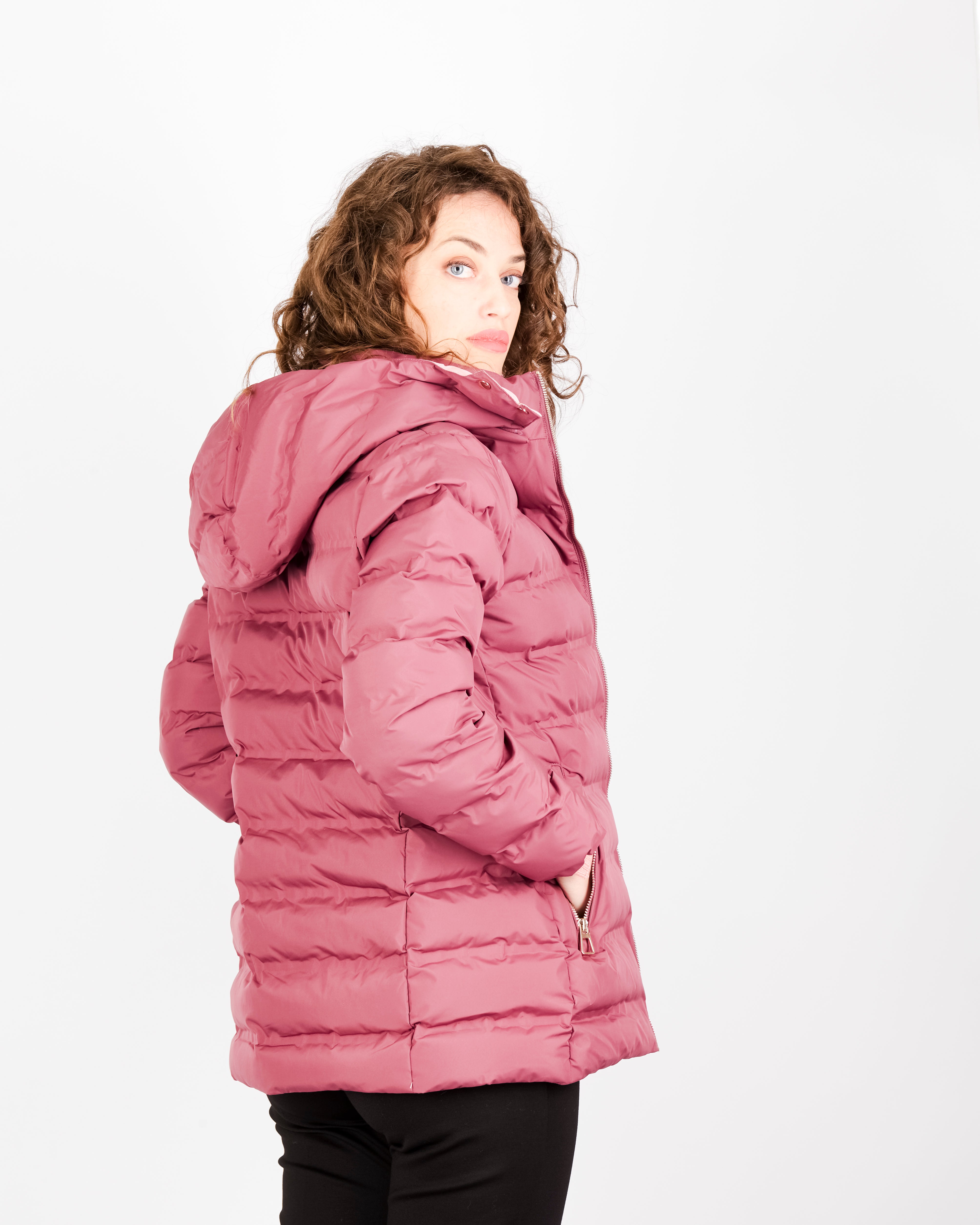 Piumino eco zip e cappuccio ANNA P