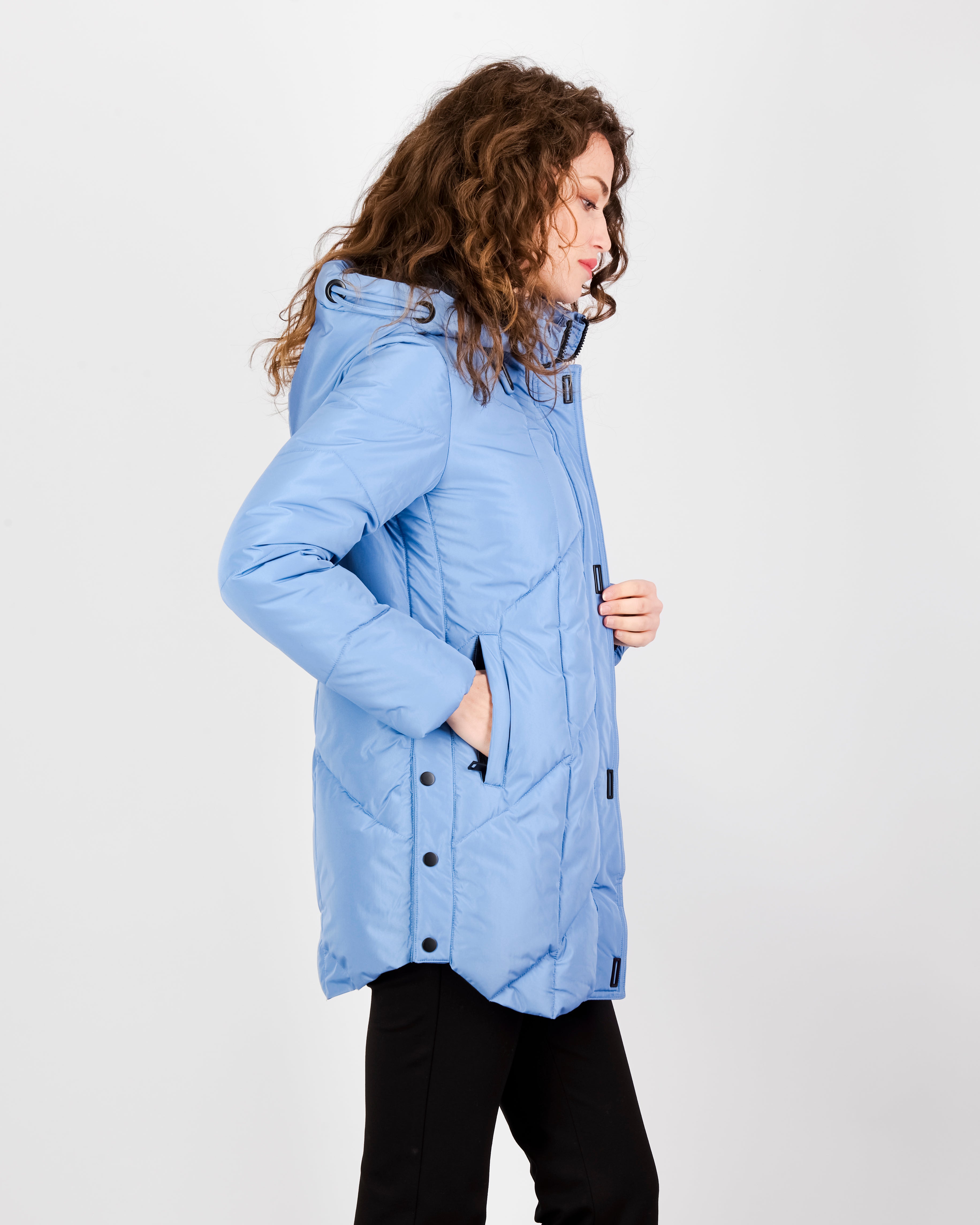 Piumino eco zip e clips accessorio CRISTAL