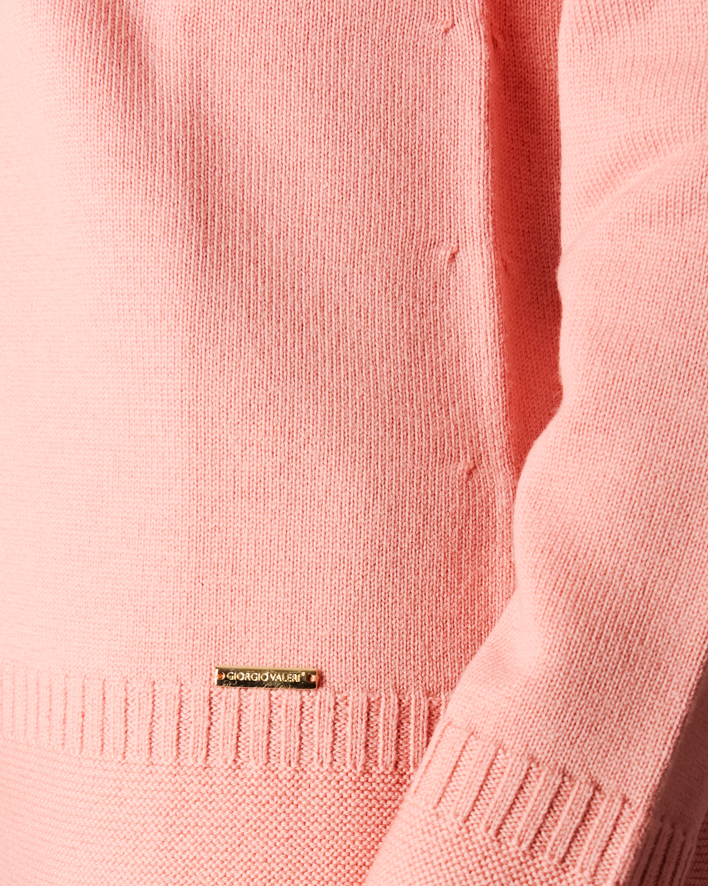 Maglia scollo a V fondo link Z9414