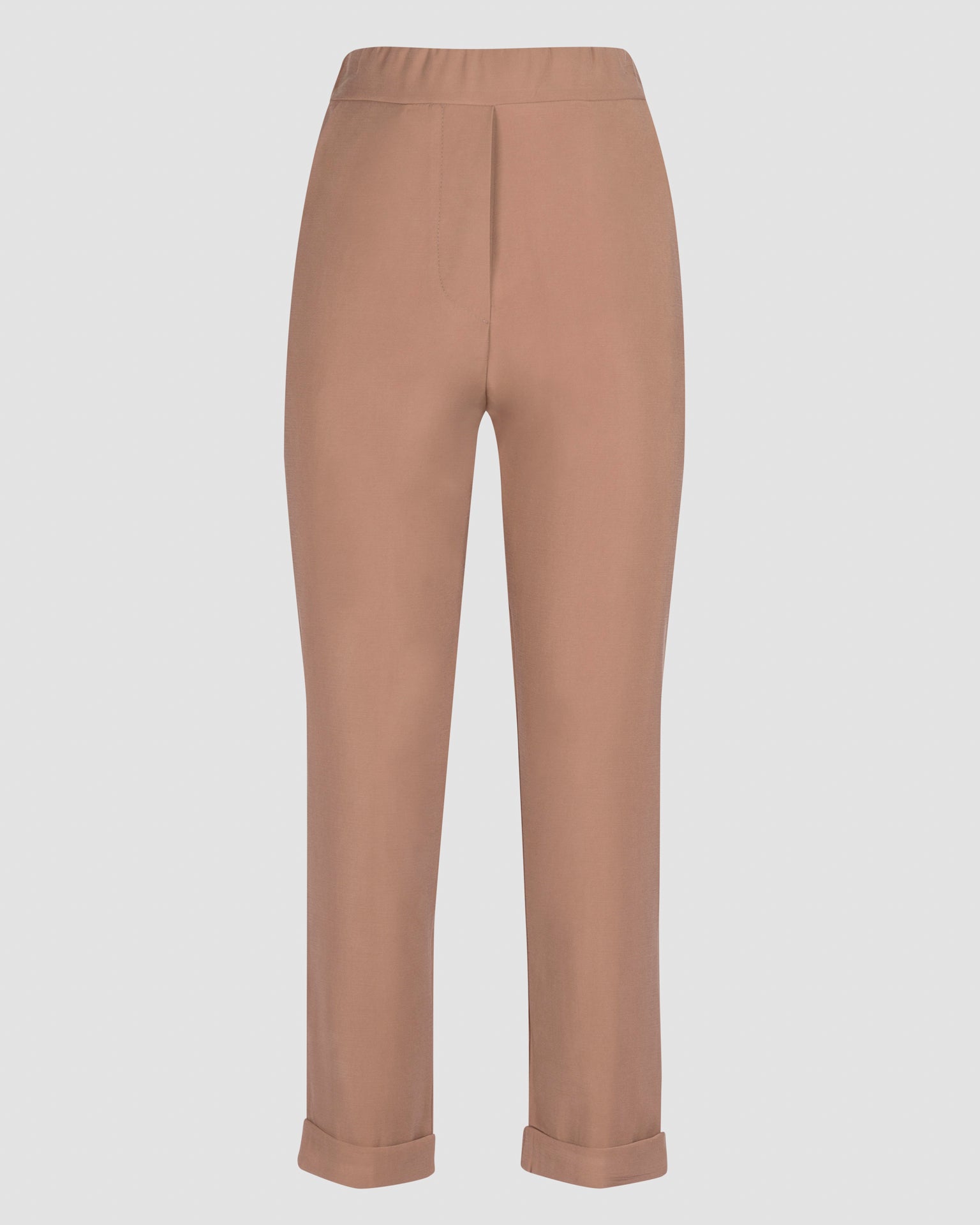 Pantalone con tasca e risvolto cupro G112/21