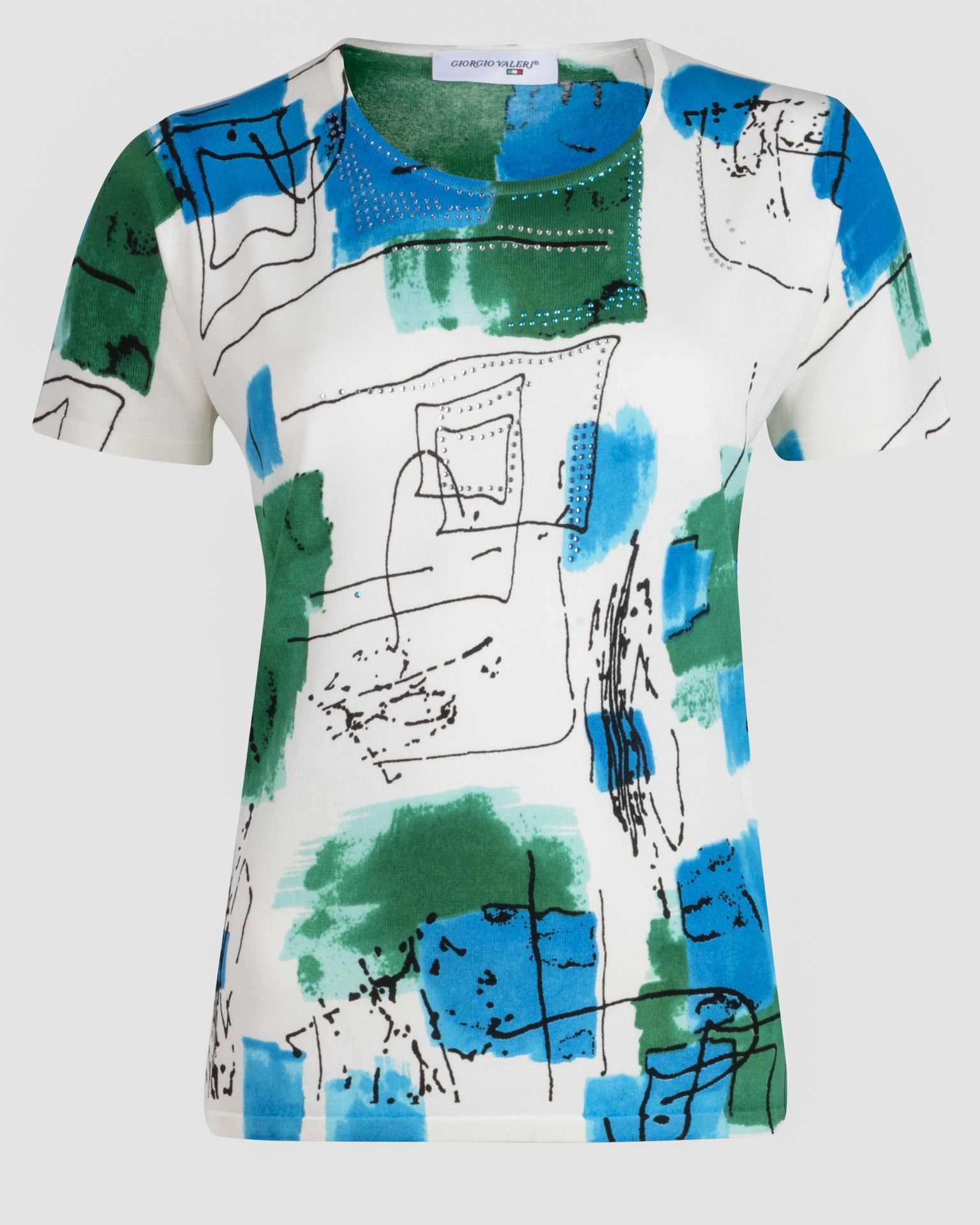 Maglia in viscosa fantasia MM L6192