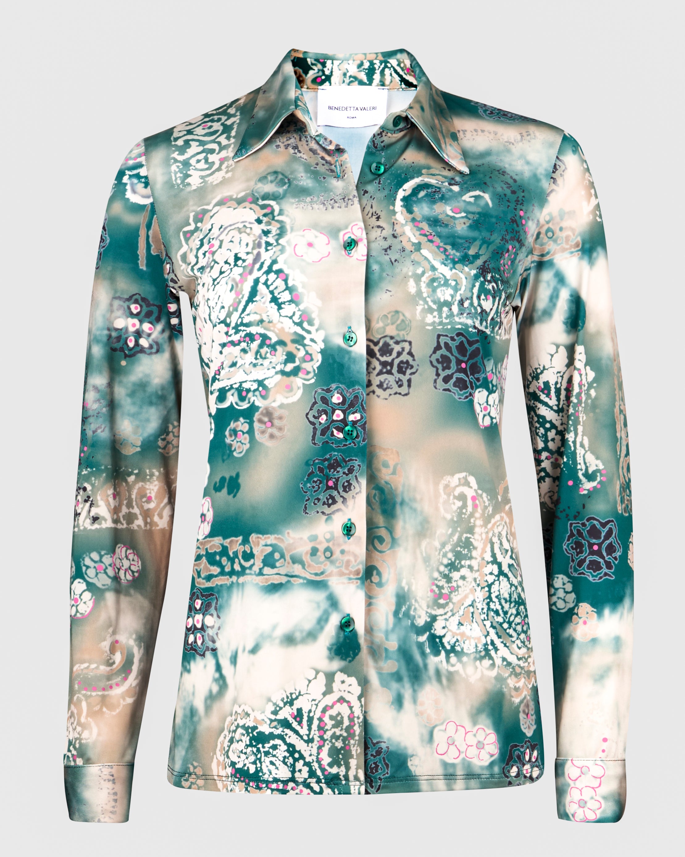 Camicia in jersey fantasia SOFIA