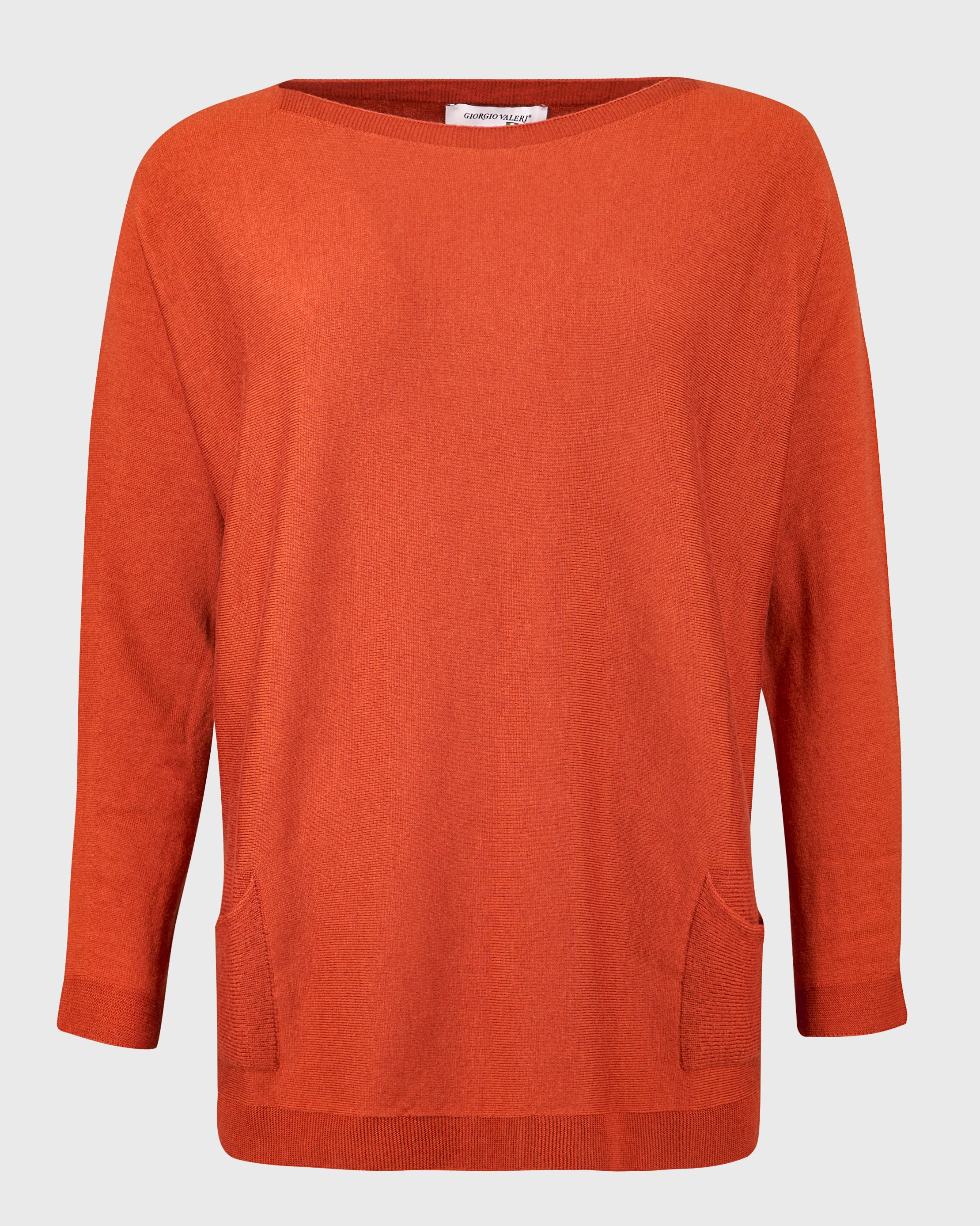 Maglia over tasche pura lana A10/ML