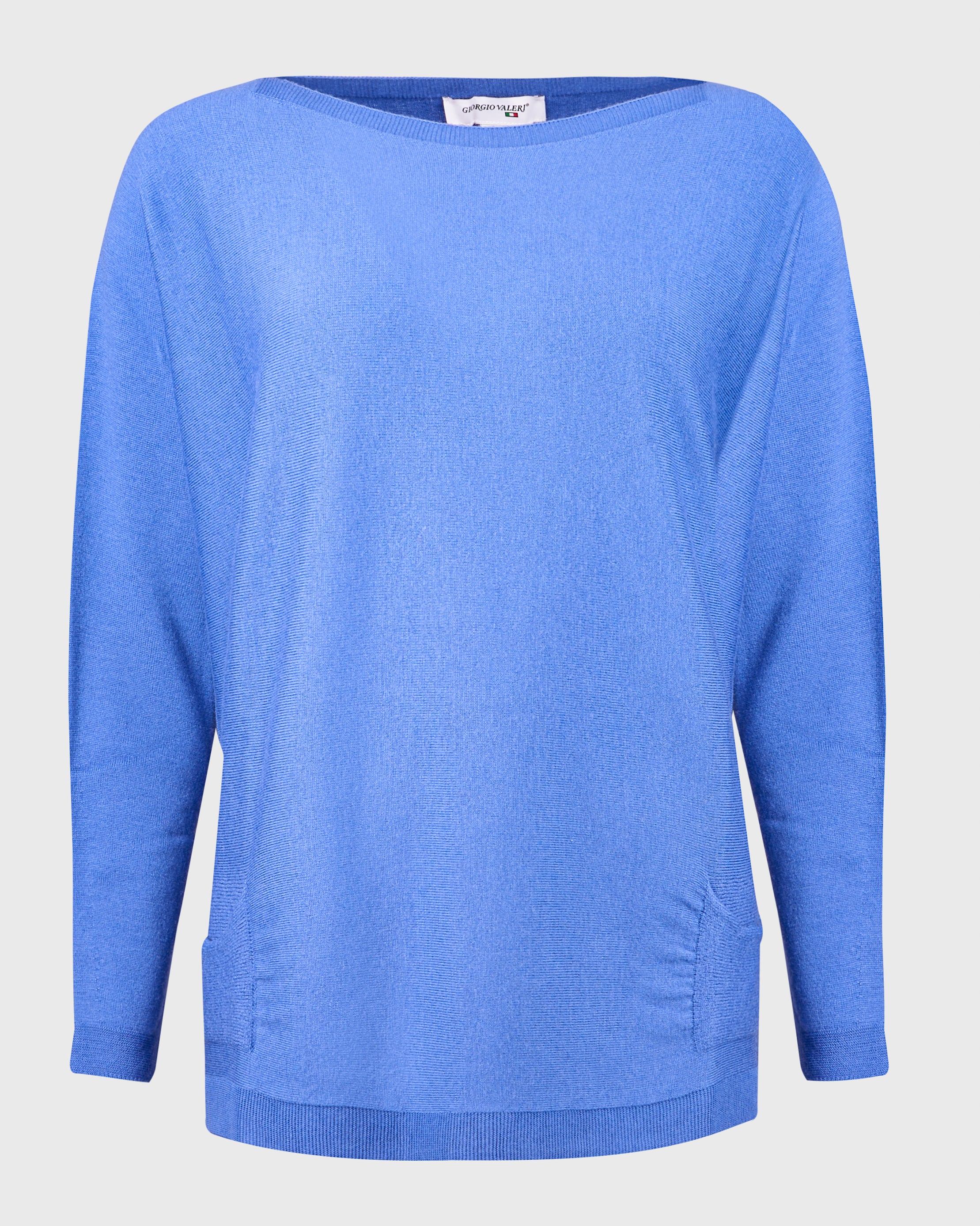 Maglia over tasche pura lana A10/ML