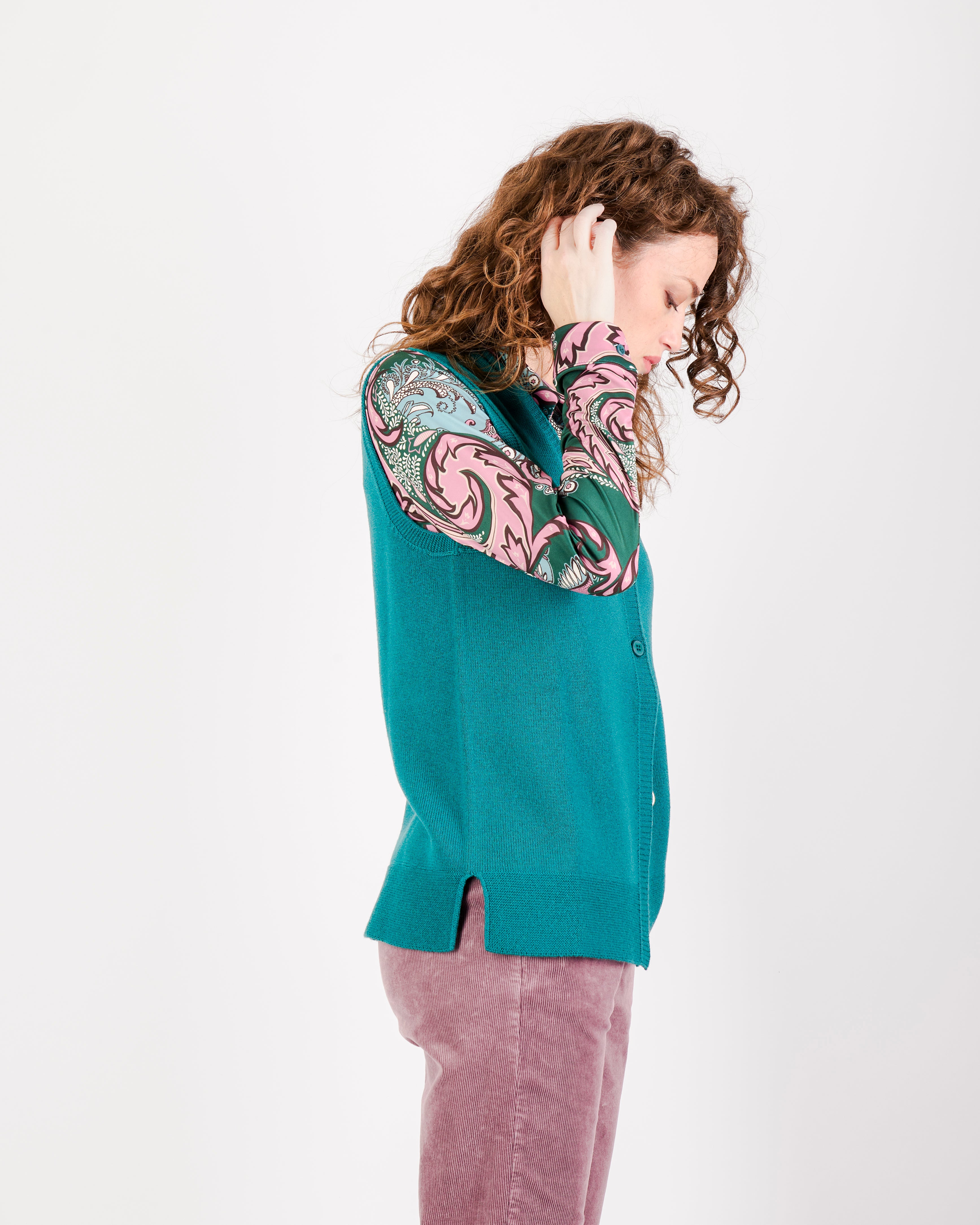 Gile' rasato pura lana 2 bottoni Z9627