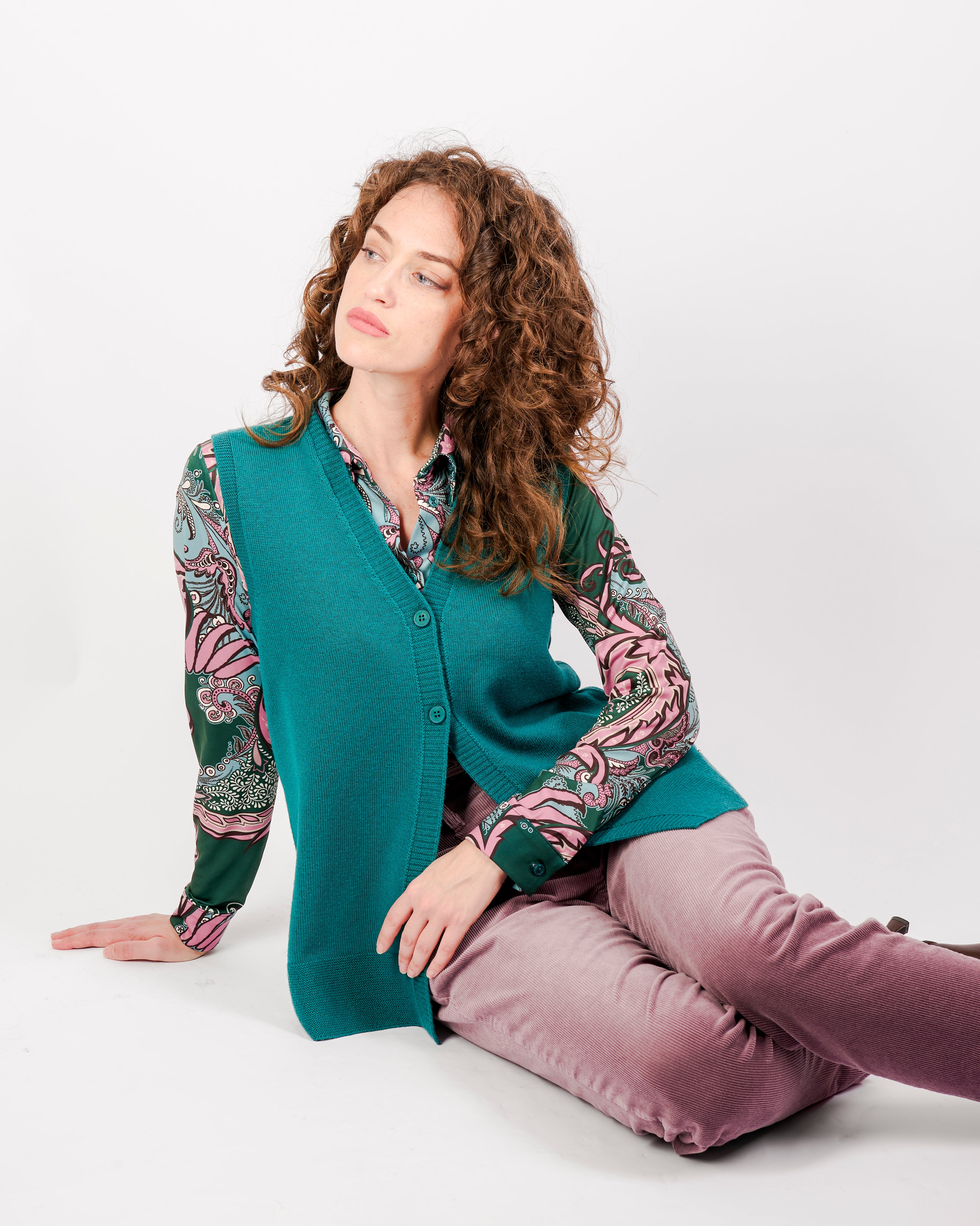 Gile' rasato pura lana 2 bottoni Z9627