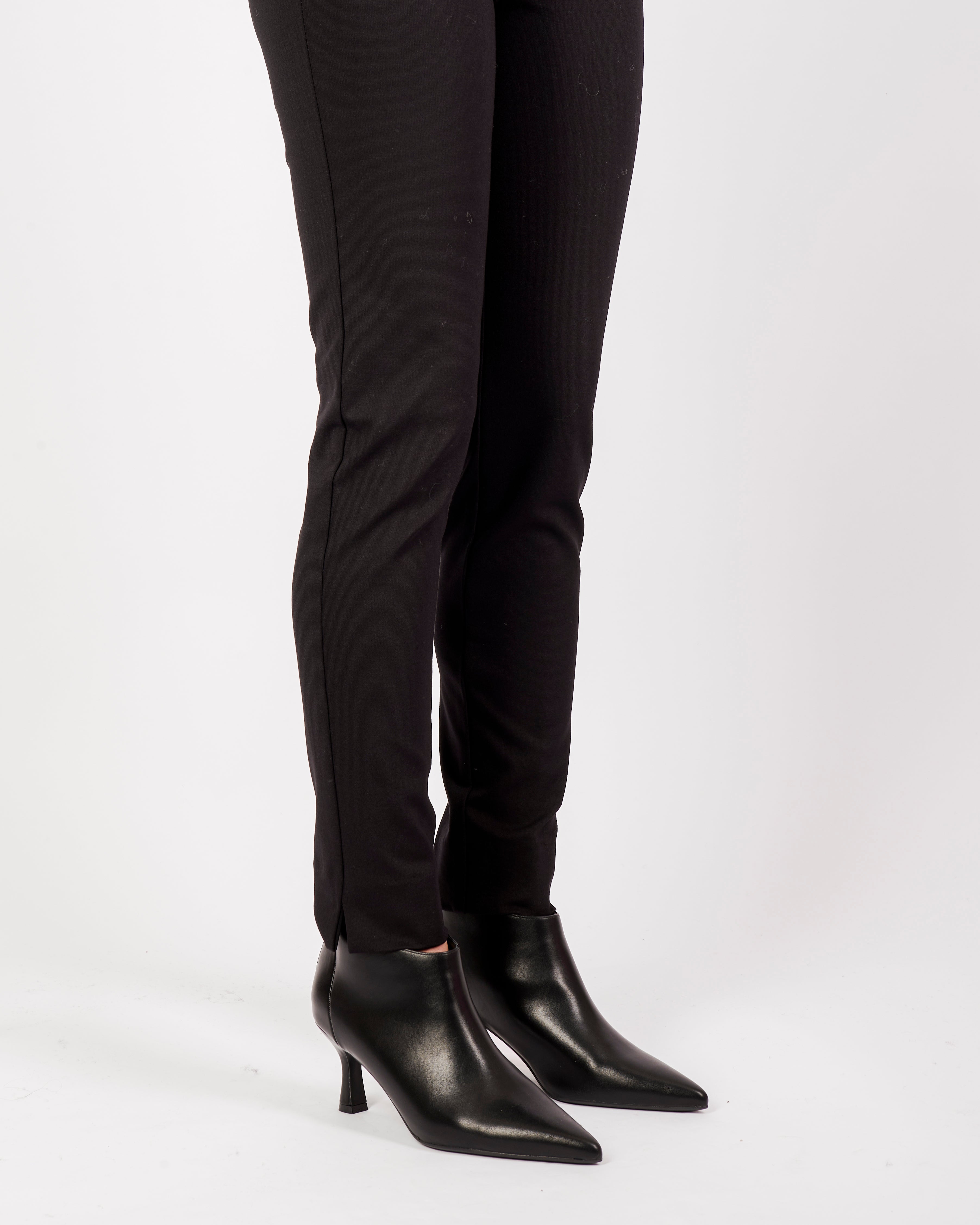 Pantalone punto Milano con elastico 15937