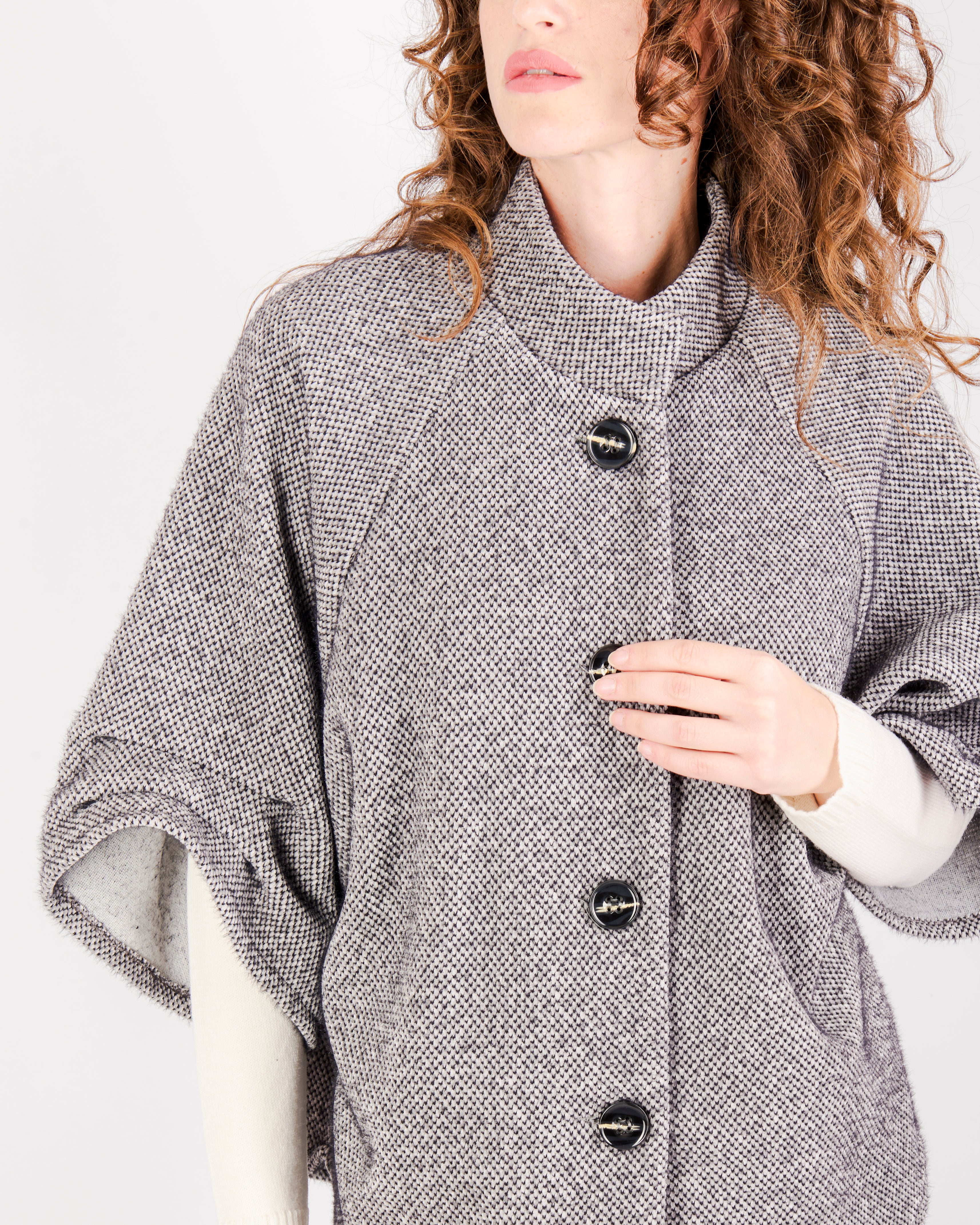 Cappa taglia unica bottoni DS1212