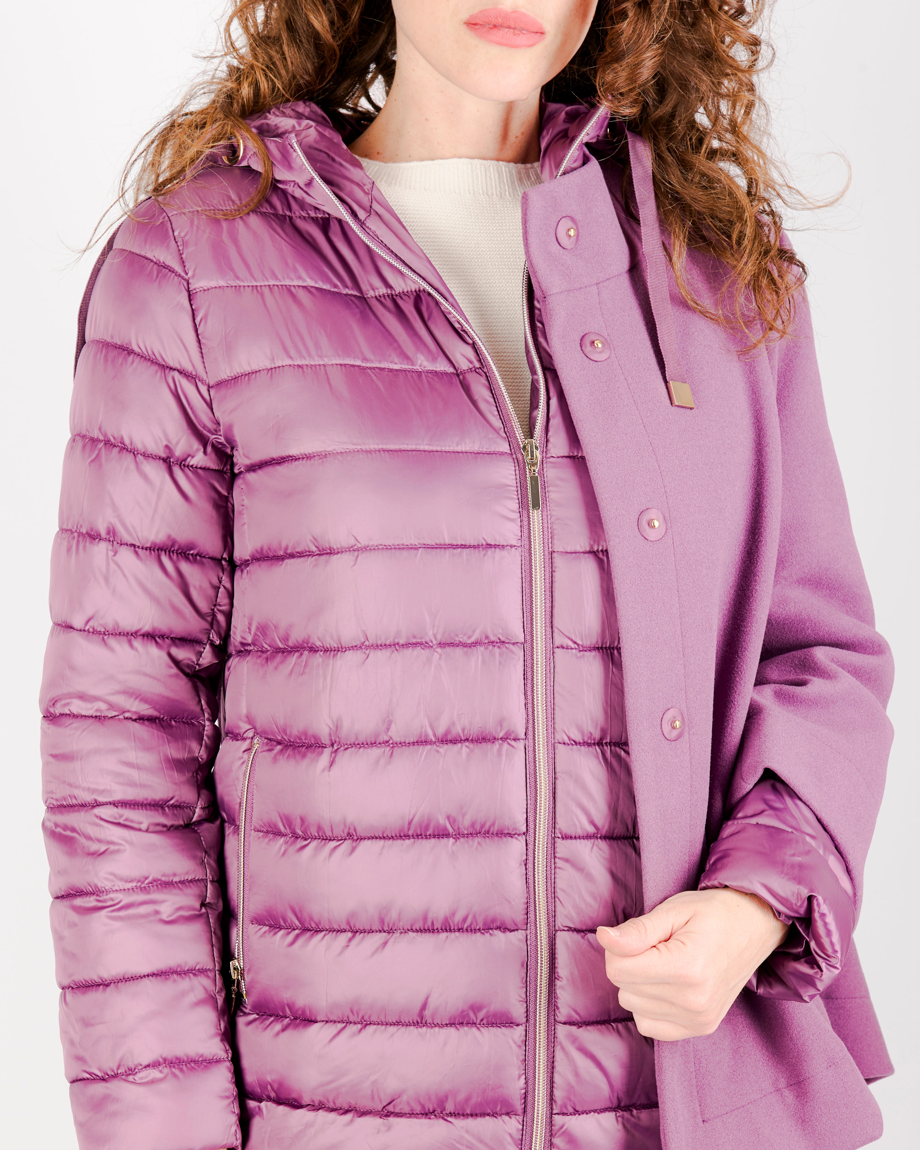 Cappotto con imbottitura staccabile LORY SHORT