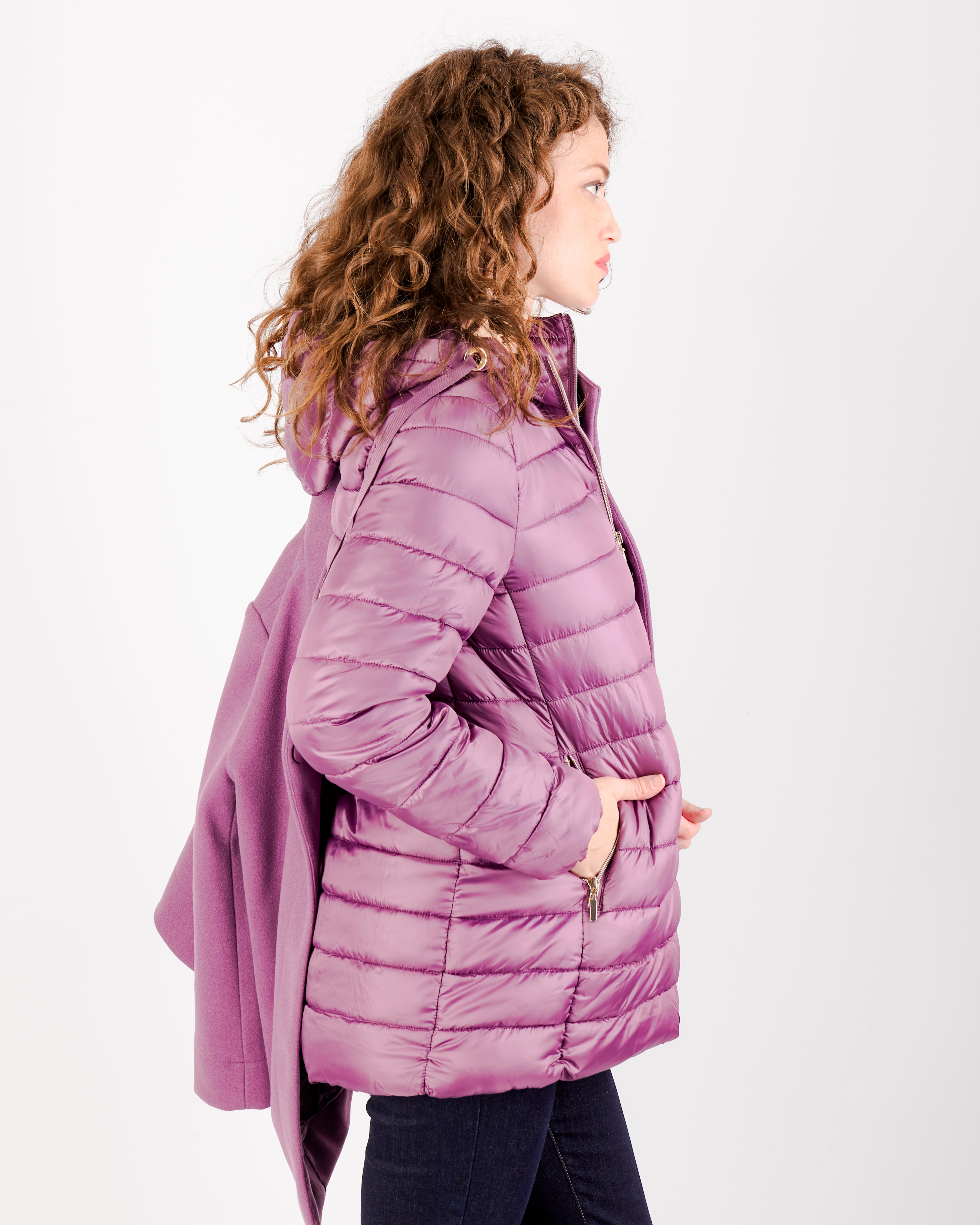 Cappotto con imbottitura staccabile LORY SHORT