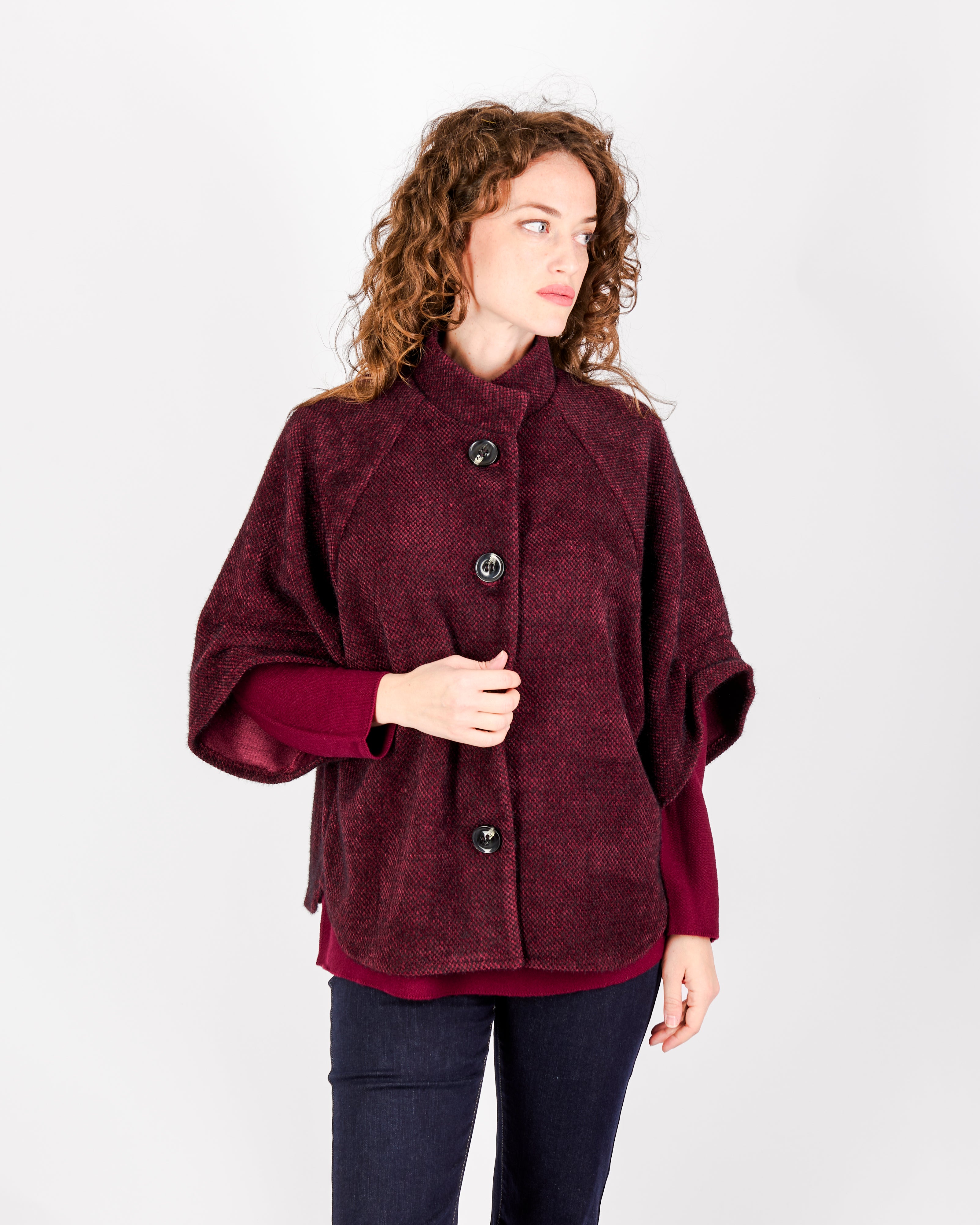 Cappa taglia unica bottoni DS1212