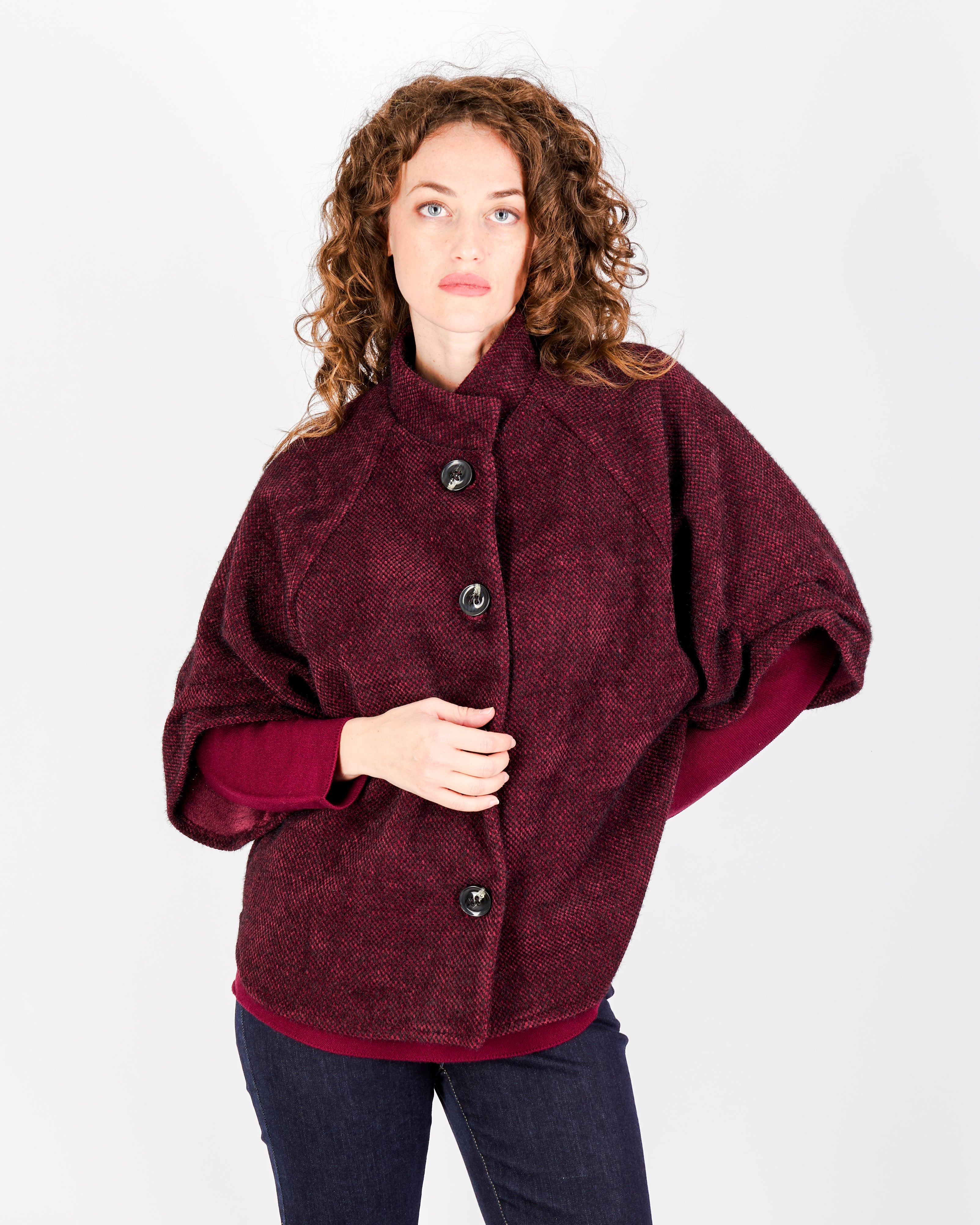 Cappa taglia unica bottoni DS1212