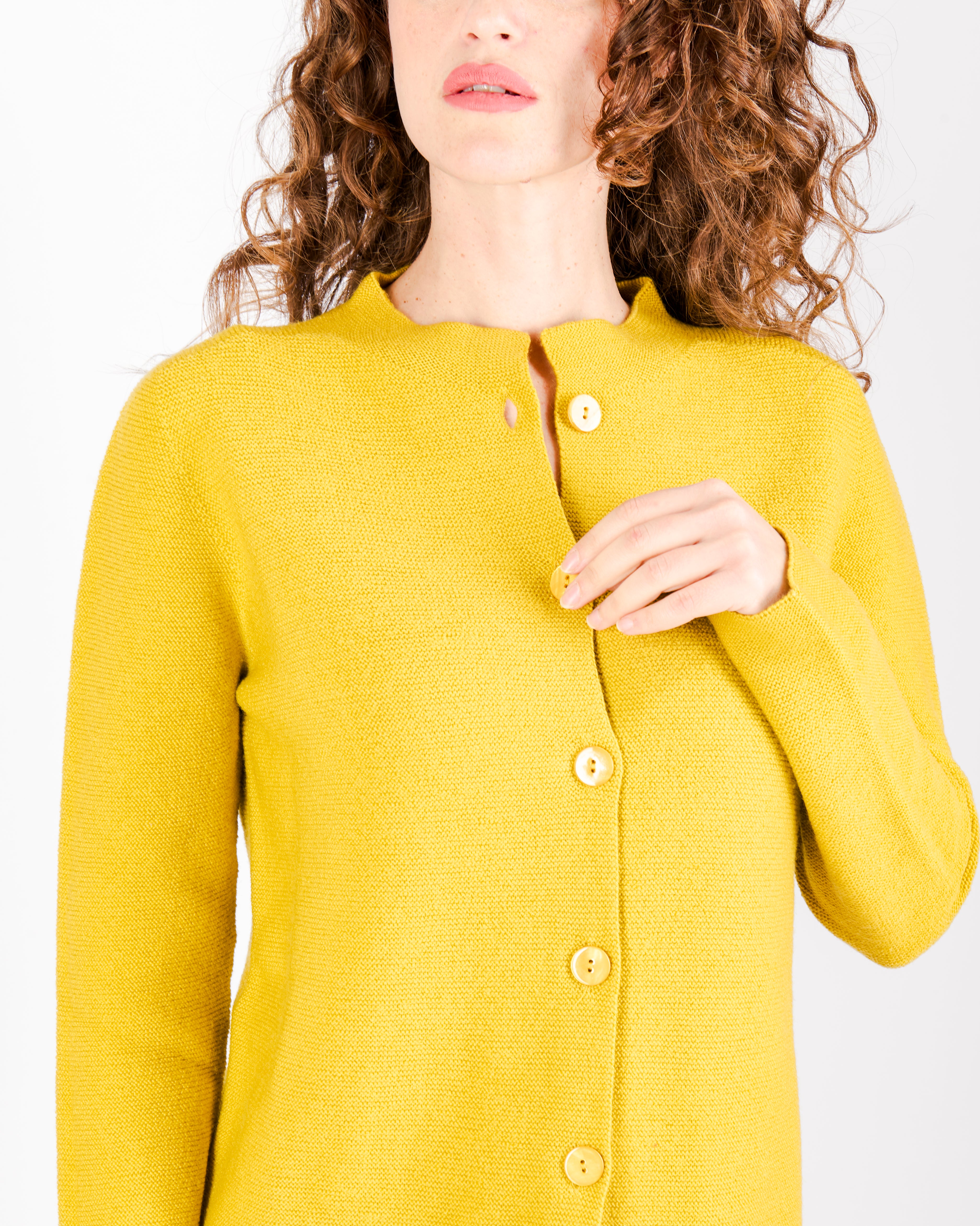 Giacca pura lana aperta links GM24 2114