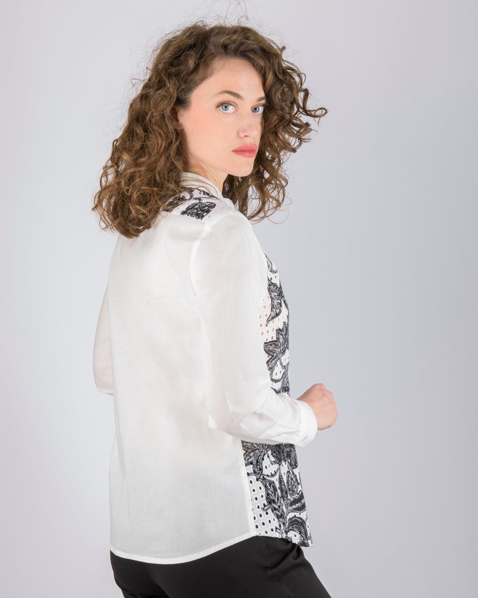Camicia in sangallo fantasia 436568