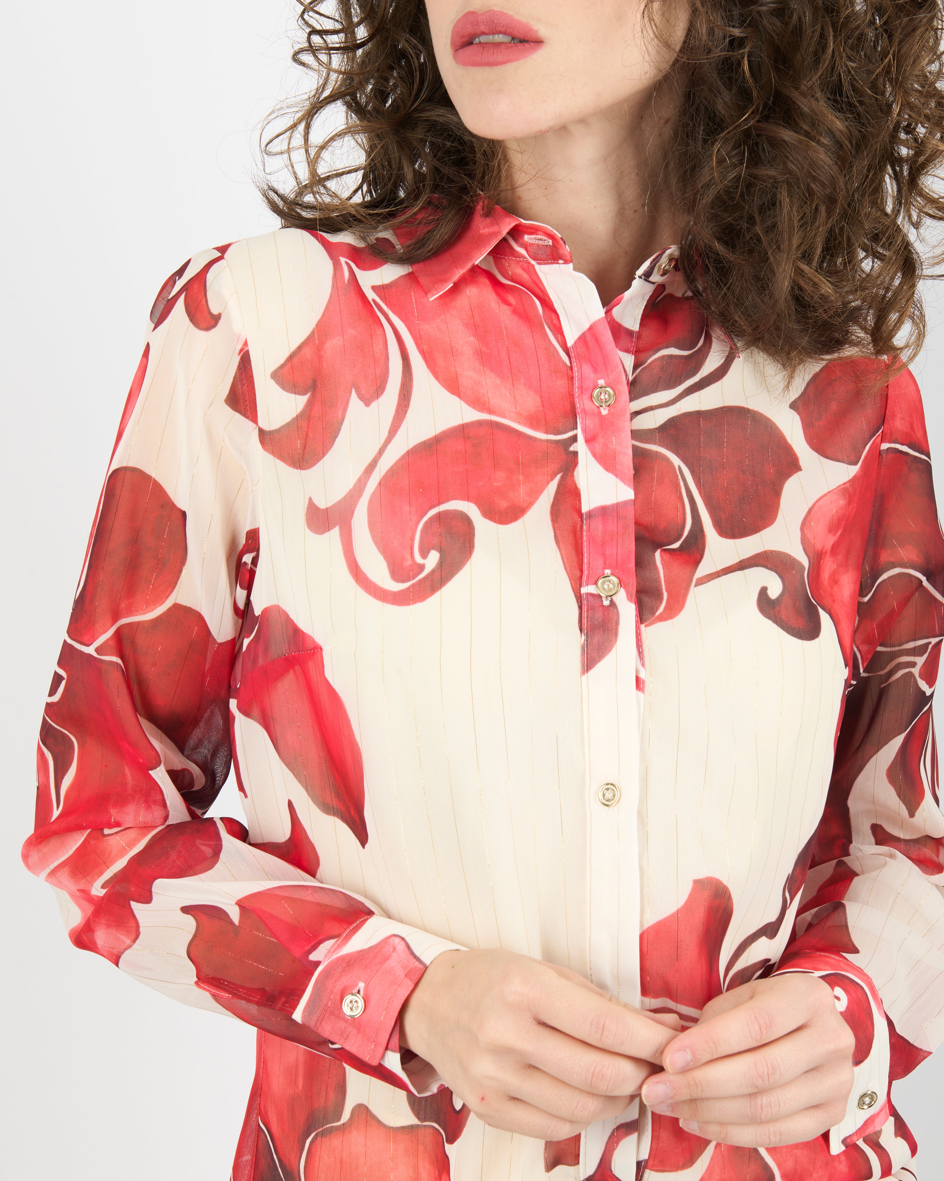 Camicia stampa fiori SCHERMA