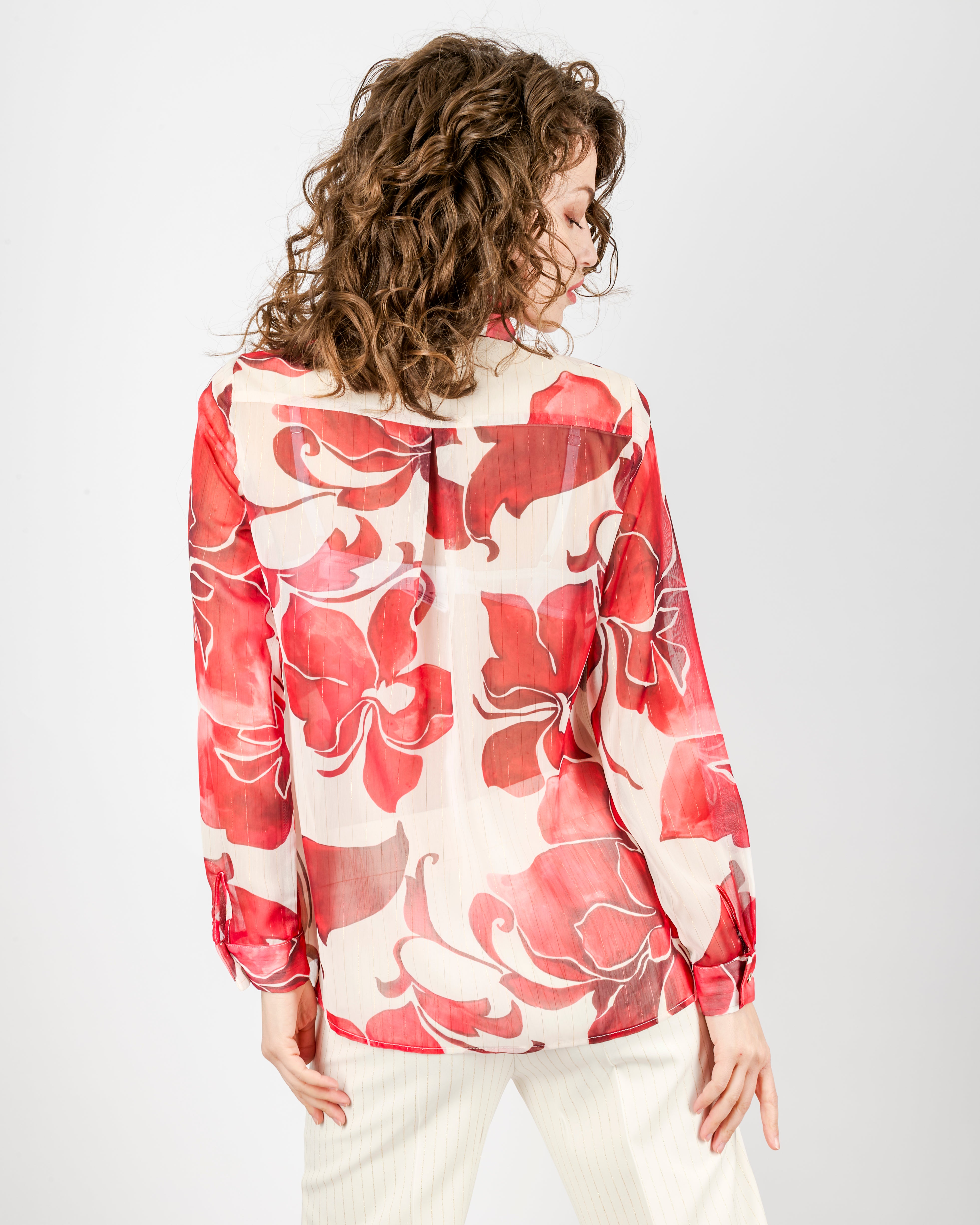 Camicia stampa fiori SCHERMA