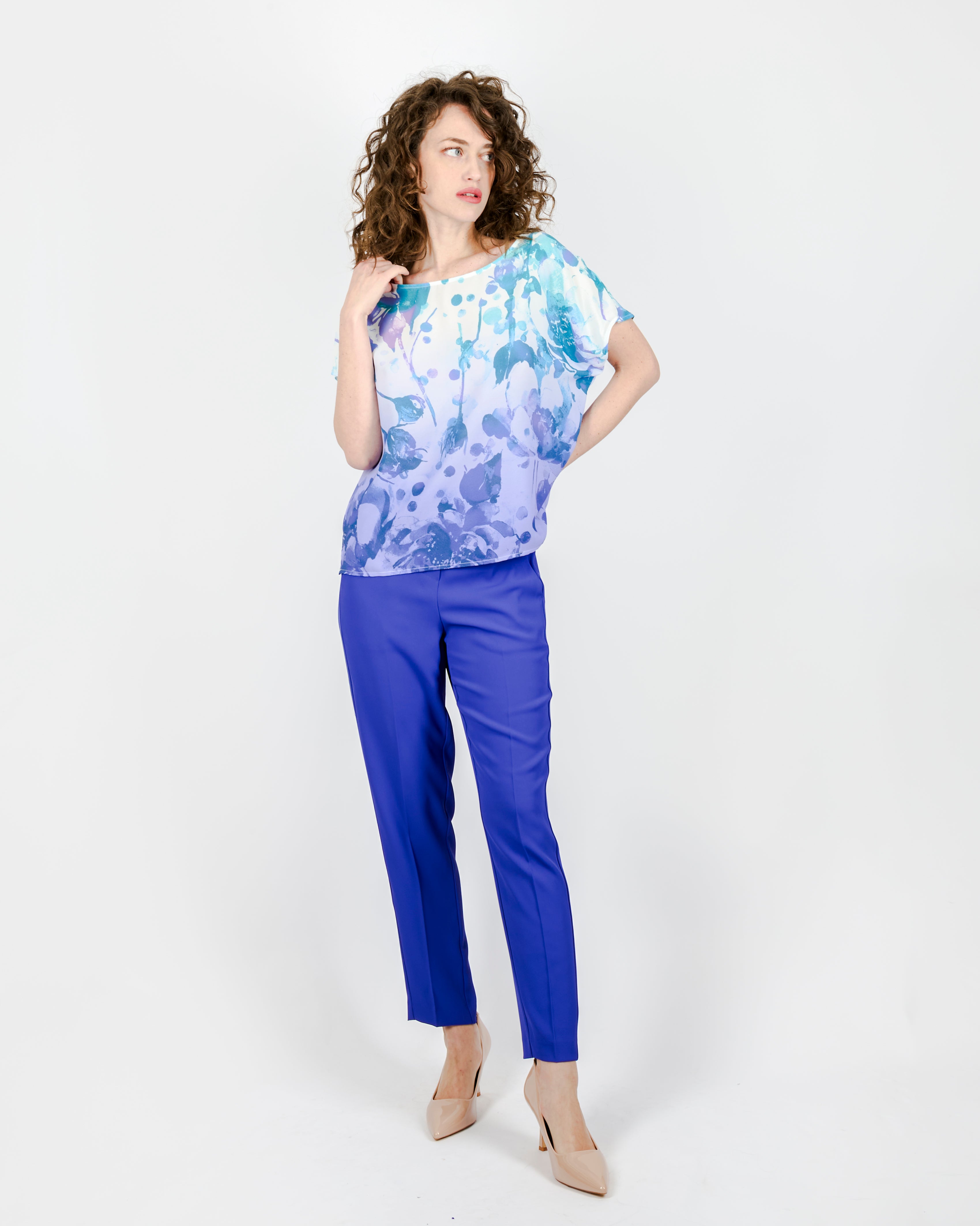 Casacca maglia stampa rose SCUDO