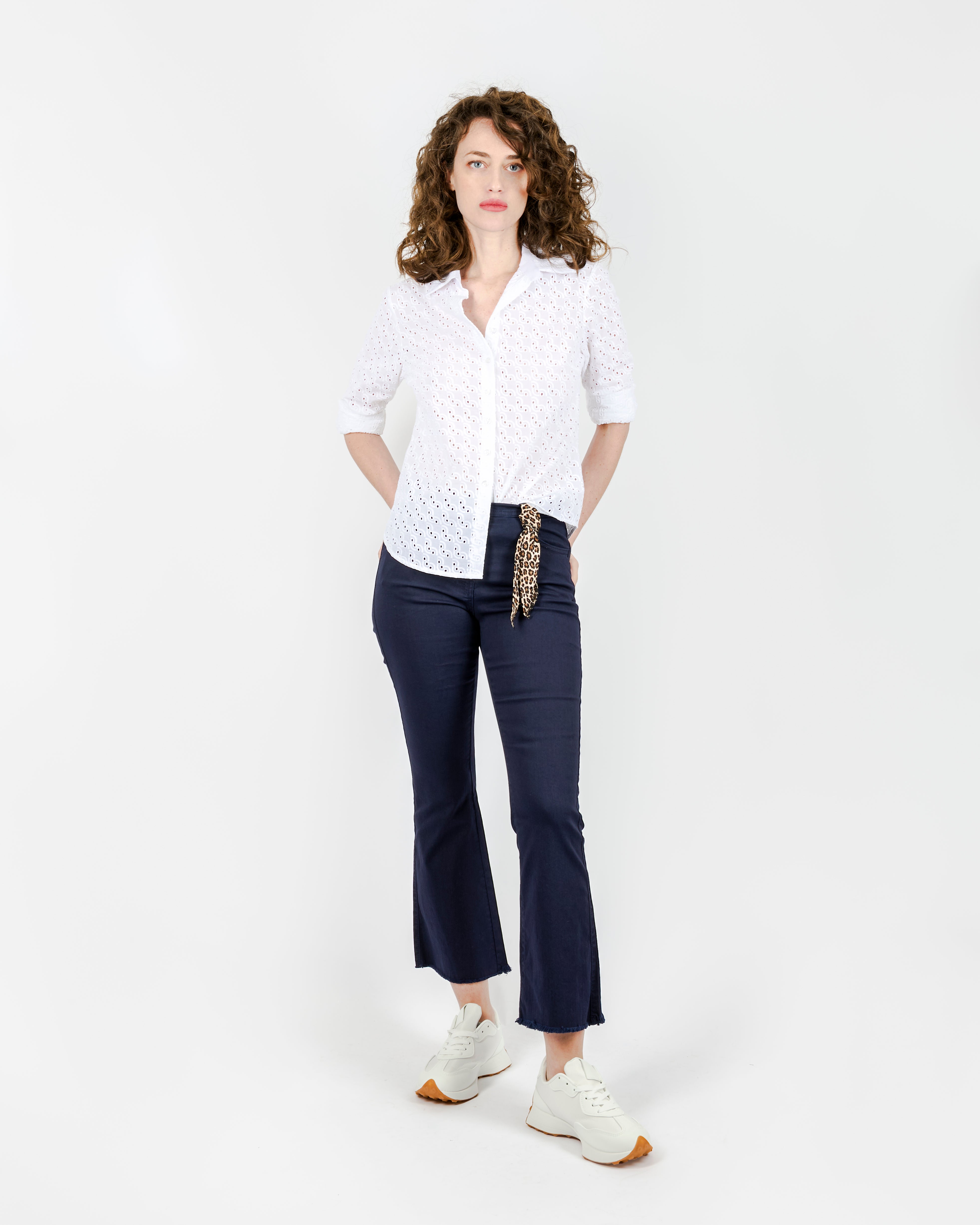 Pantalone cotone trombetta MIREA COTONE