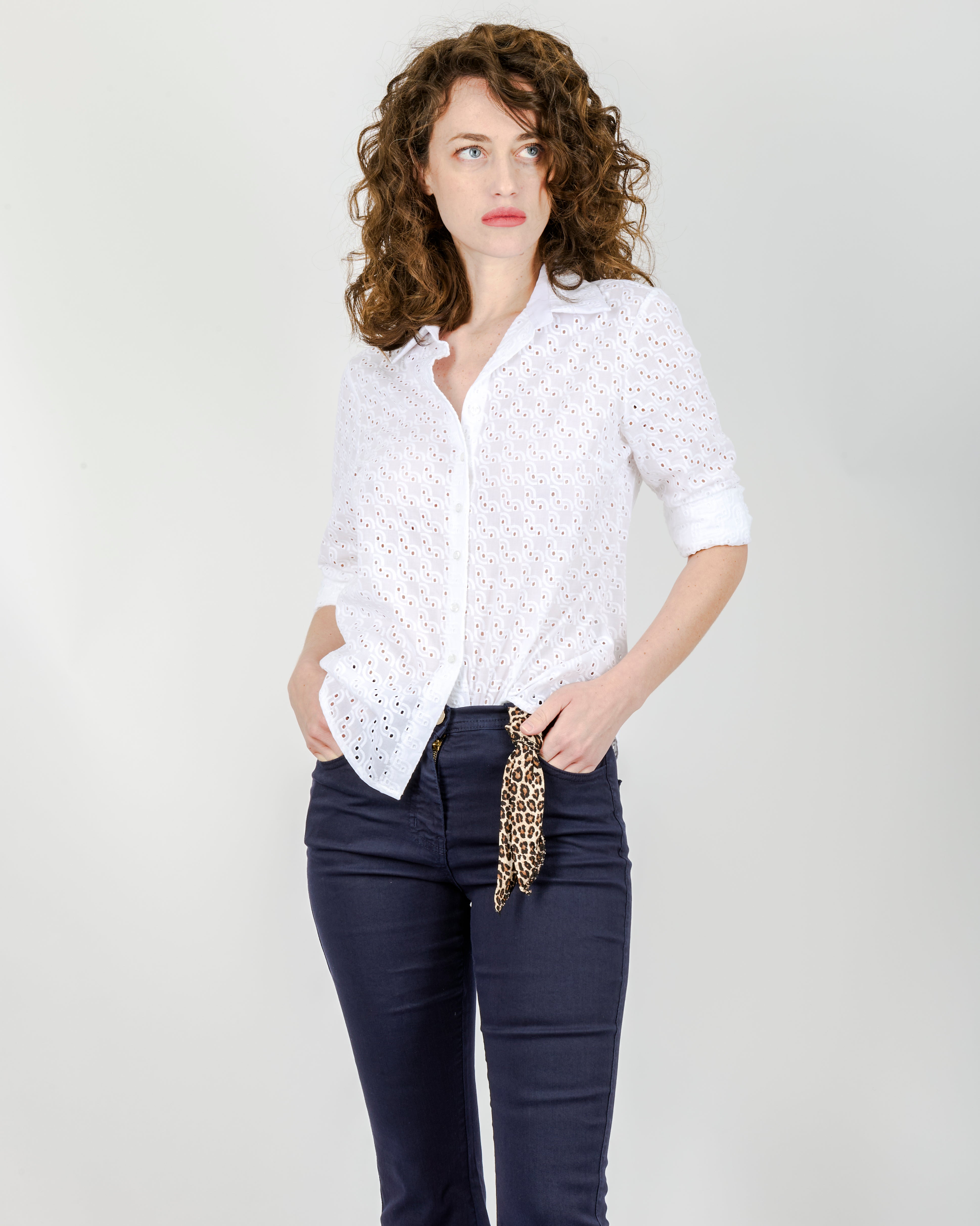Camicia sangallo di cotone 25-28