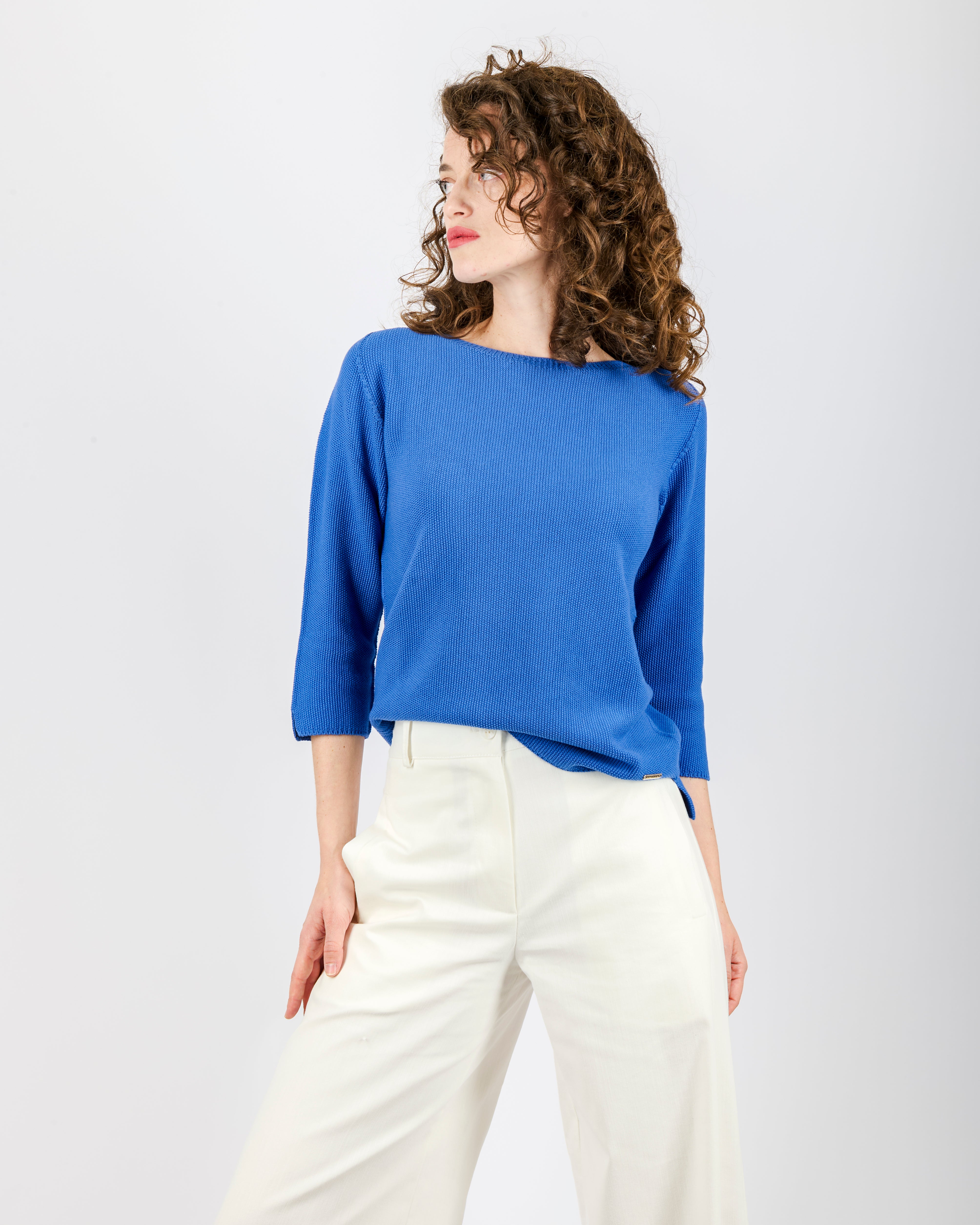 Maglia giro in cotone CHICCO RISO EST