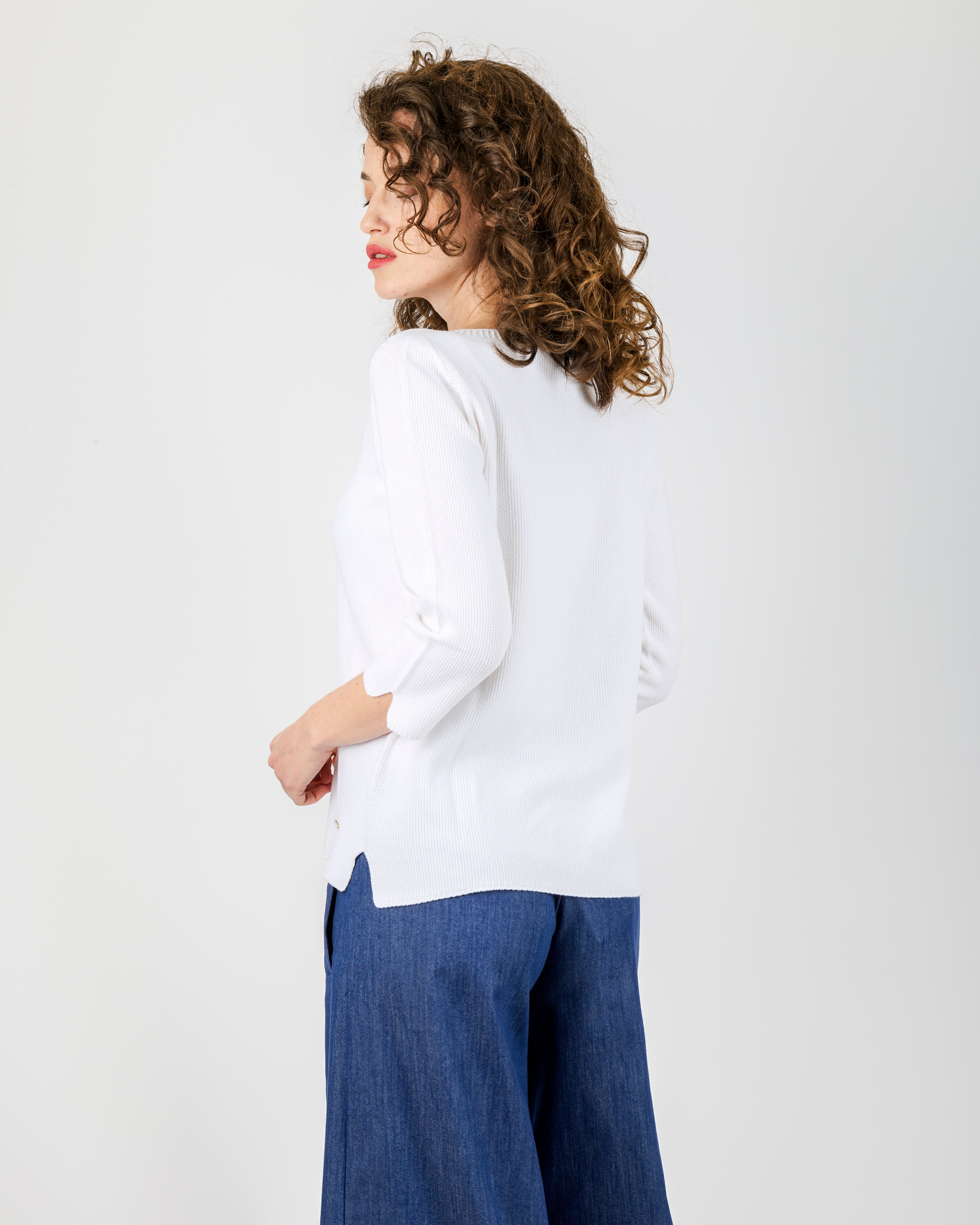 Maglia giro in cotone CHICCO RISO EST