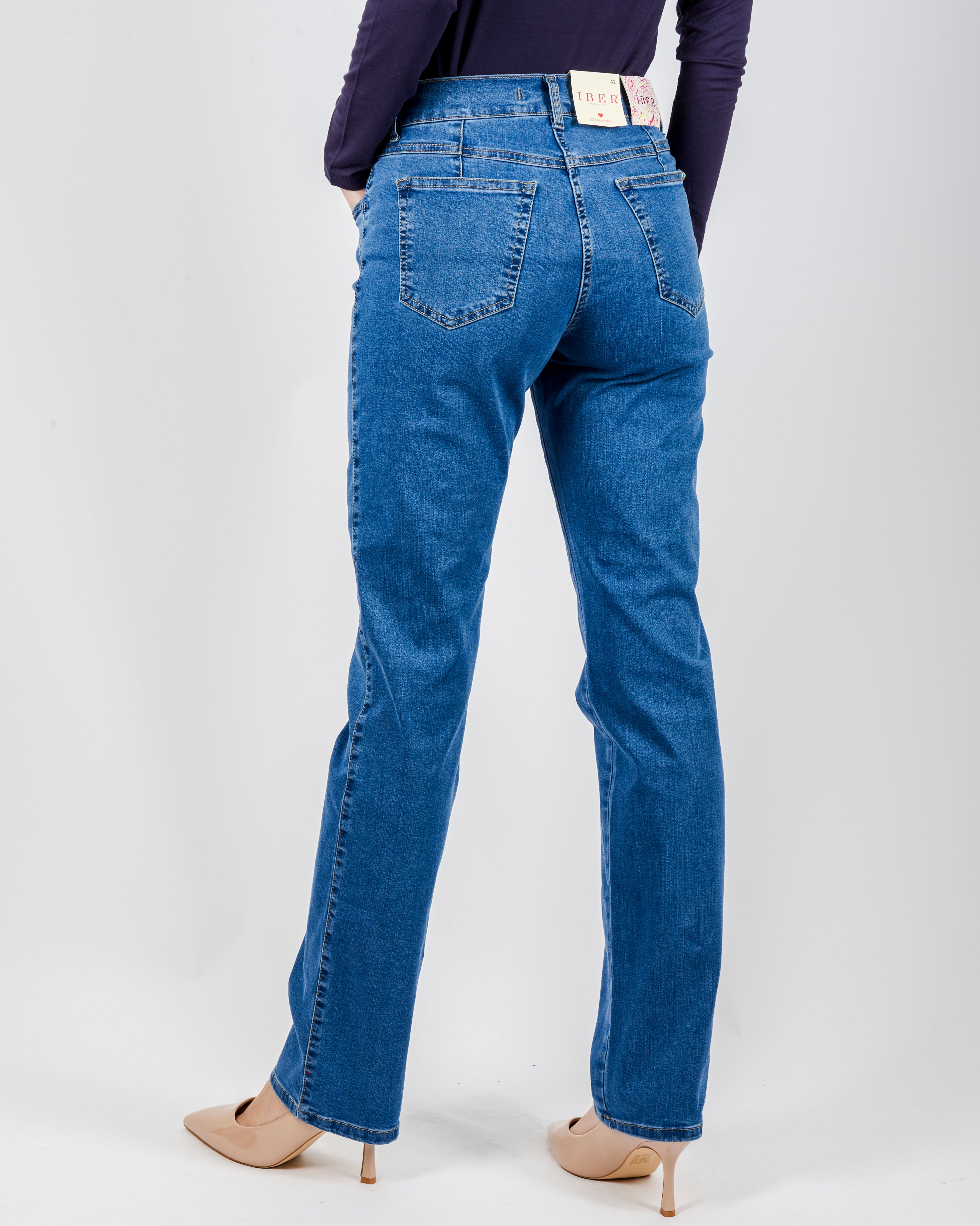 Jeans 5 tasche stretch vest. regolare PARTON