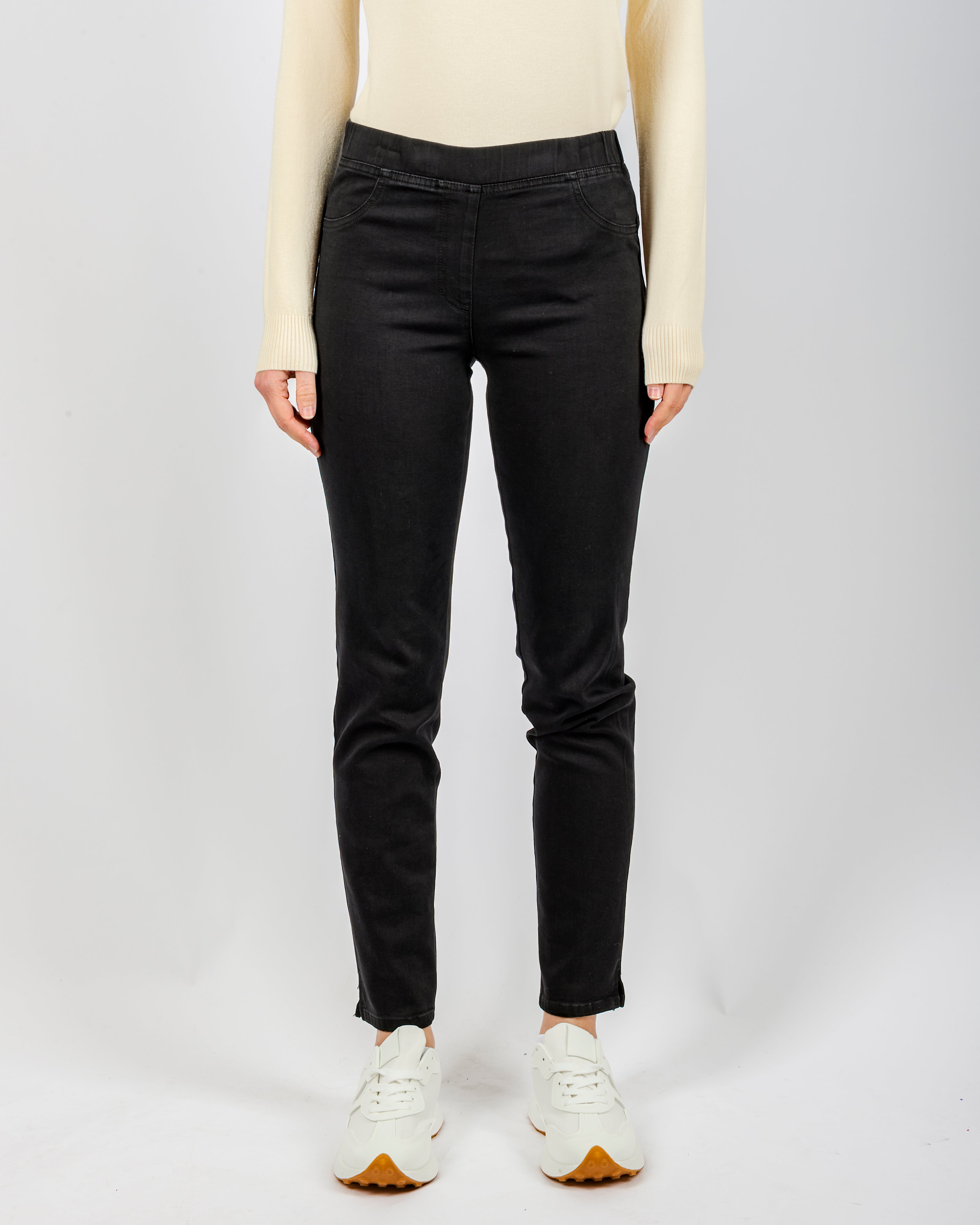 Jeans elastico in vita 13806