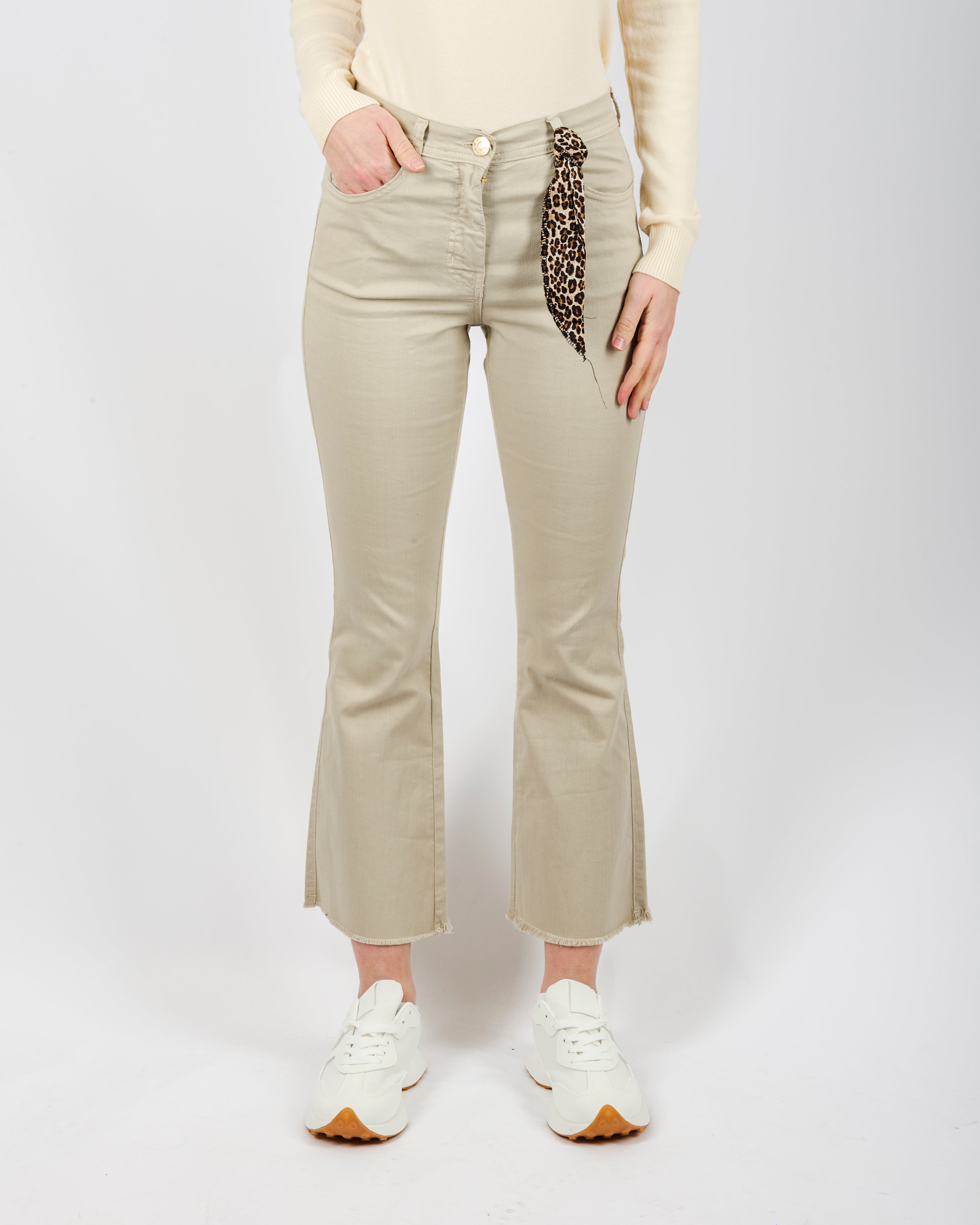 Pantalone cotone trombetta MIREA COTONE