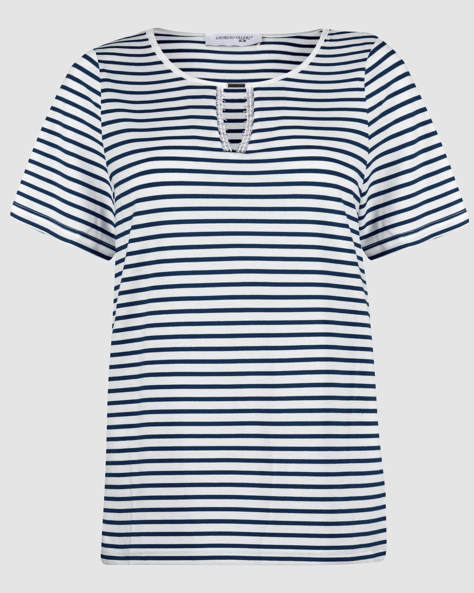 Maglia righe baghette metal 8518