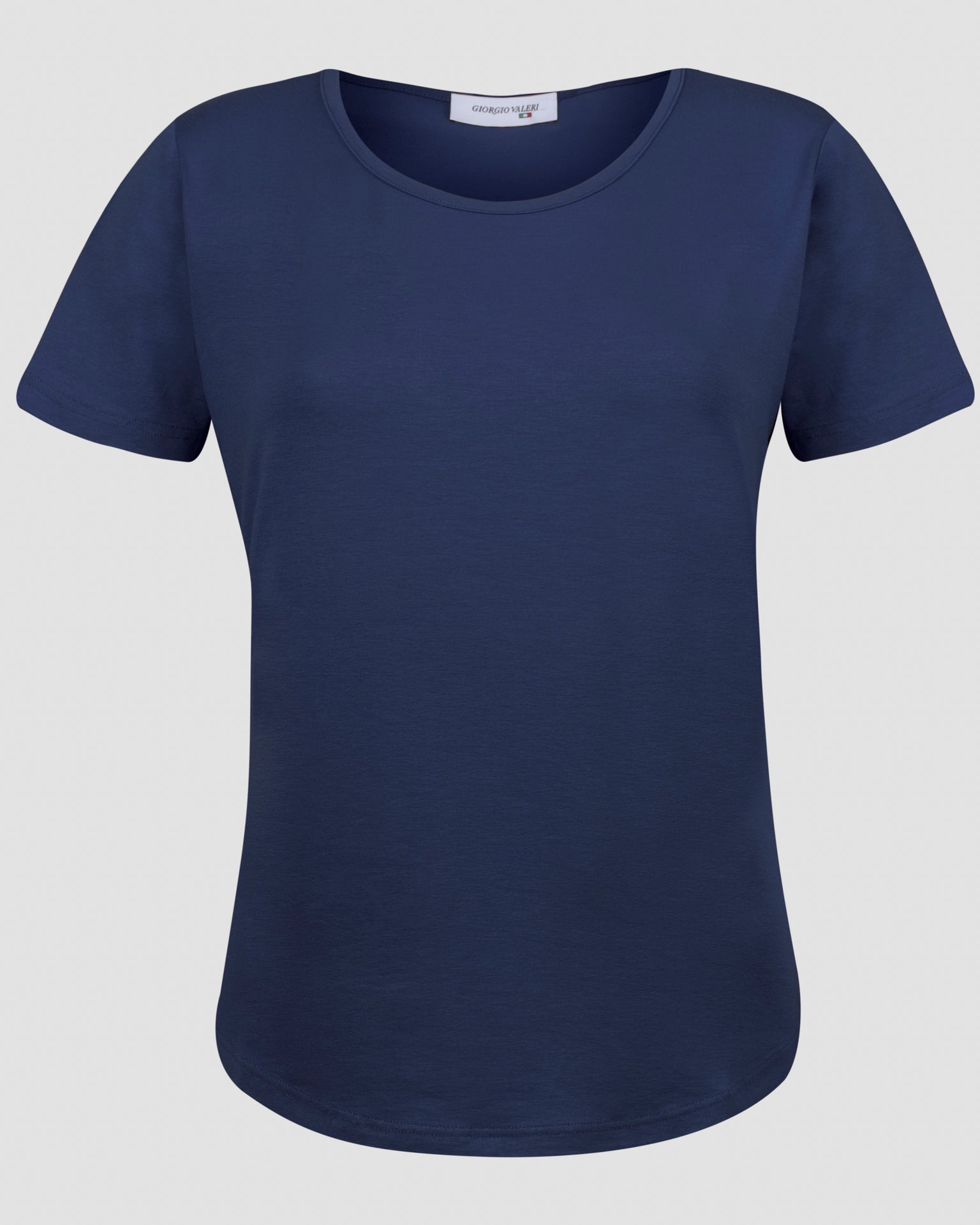 Maglia basica corta stondata C302