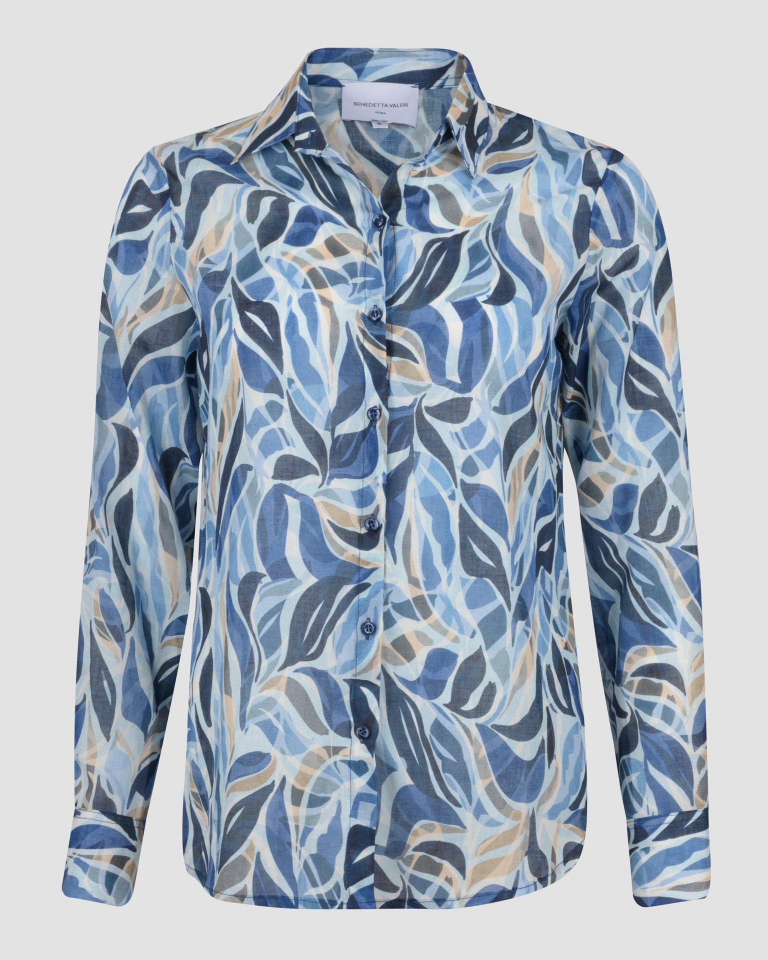 Camicia in mussola di cotone fantasia 436551