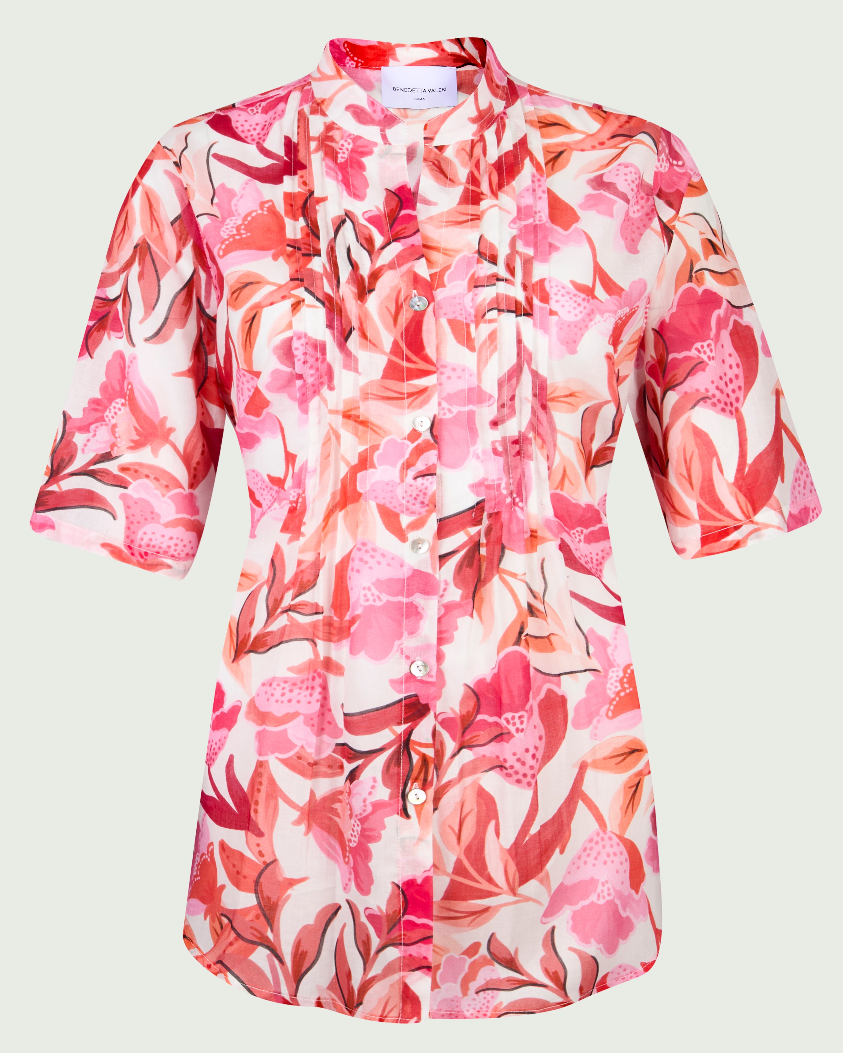 Camicia coreana piegoline mussola 552624