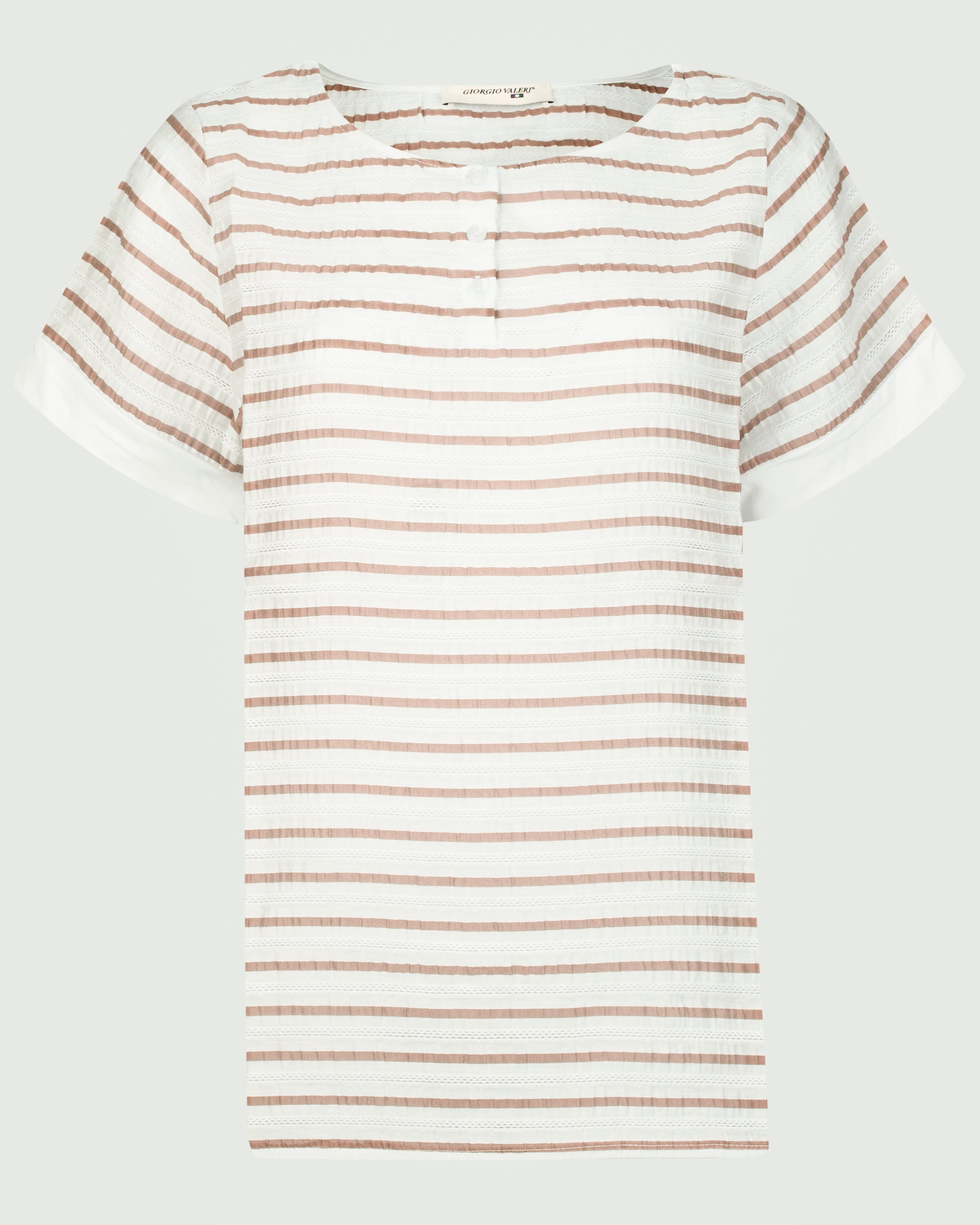 Blusa bottoni righe SIL133