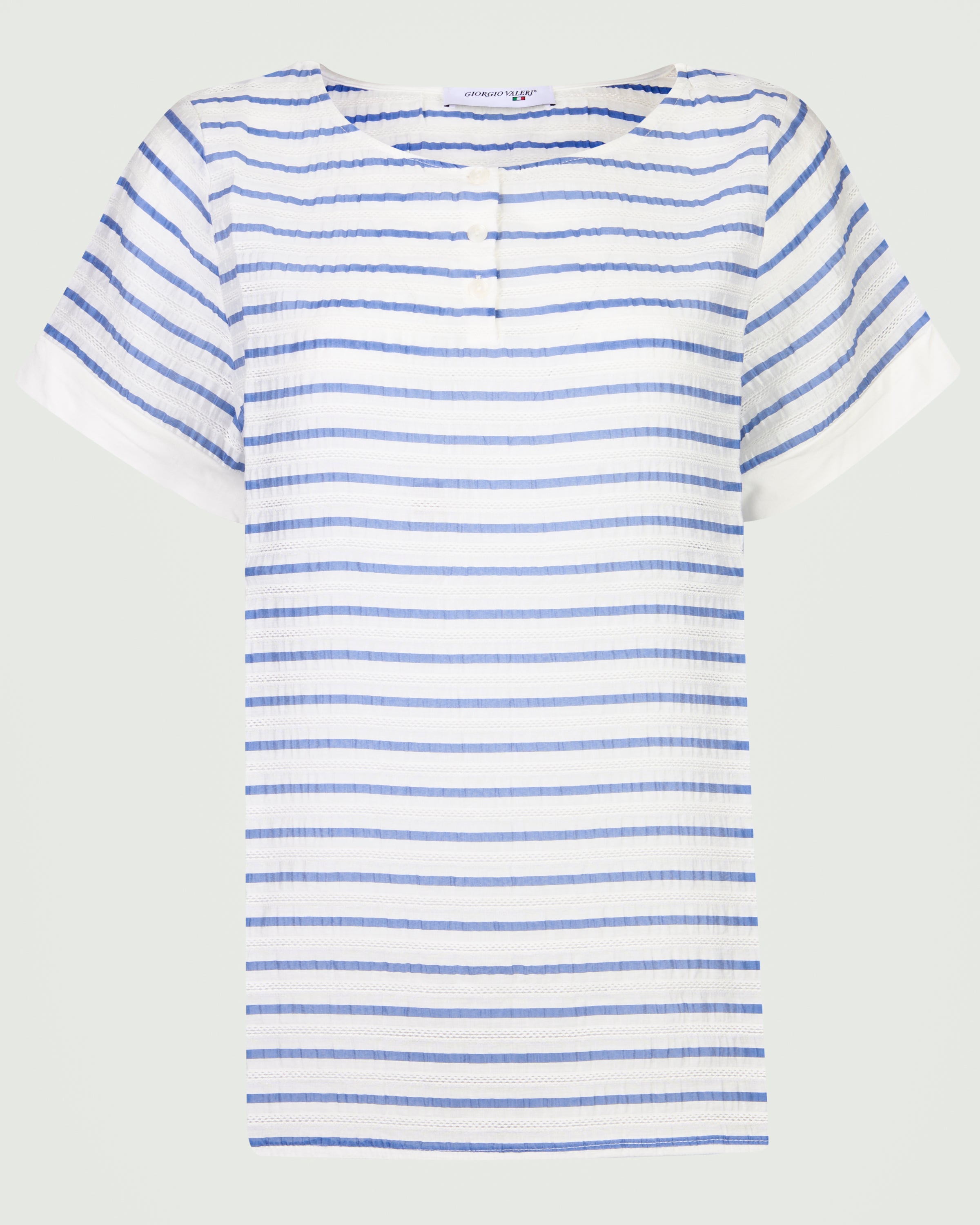 Blusa bottoni righe SIL133