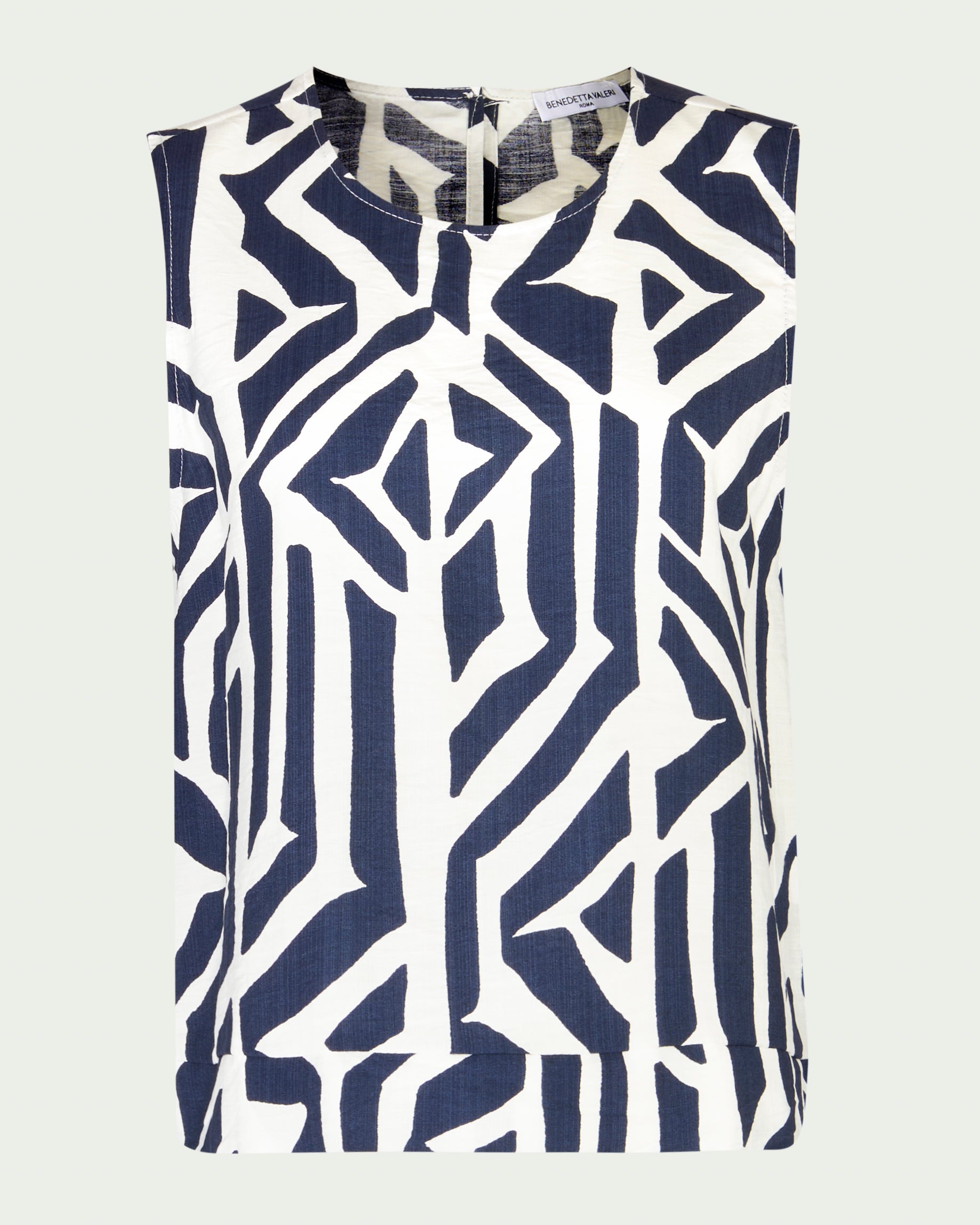 Blusa in viscosa fantasia G406