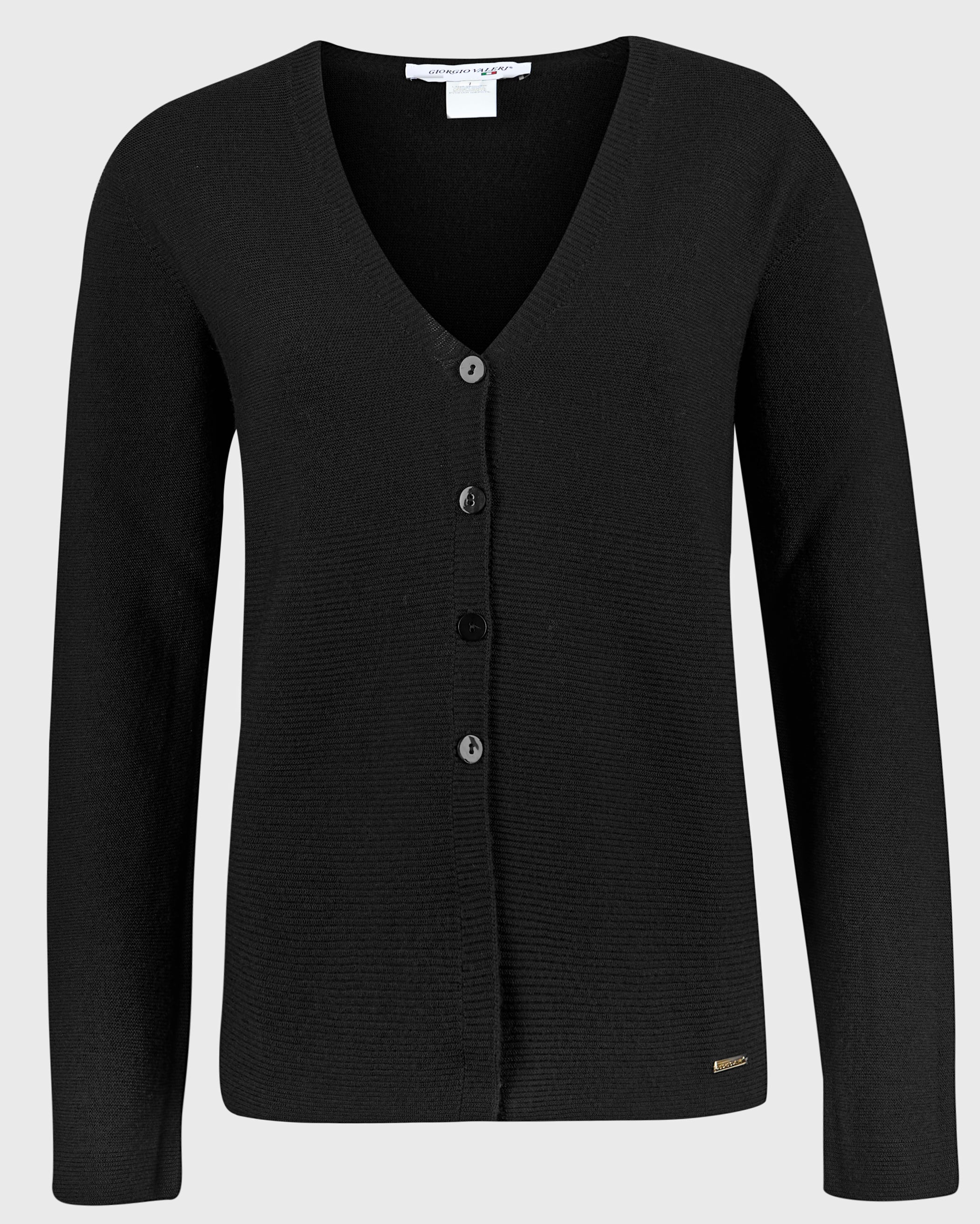 Cardigan links 4 bottoni pura lana Z9353