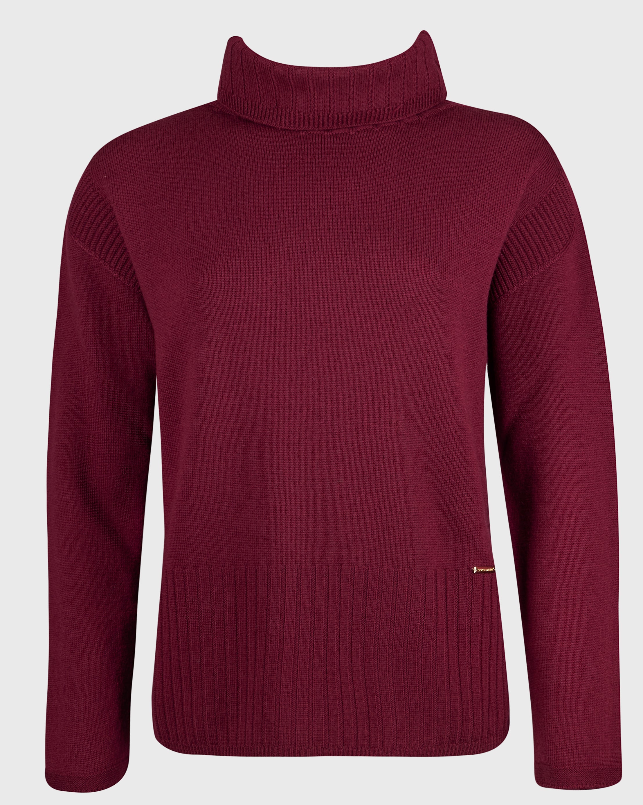 Maglia collo a ciambella pura lana Z9300