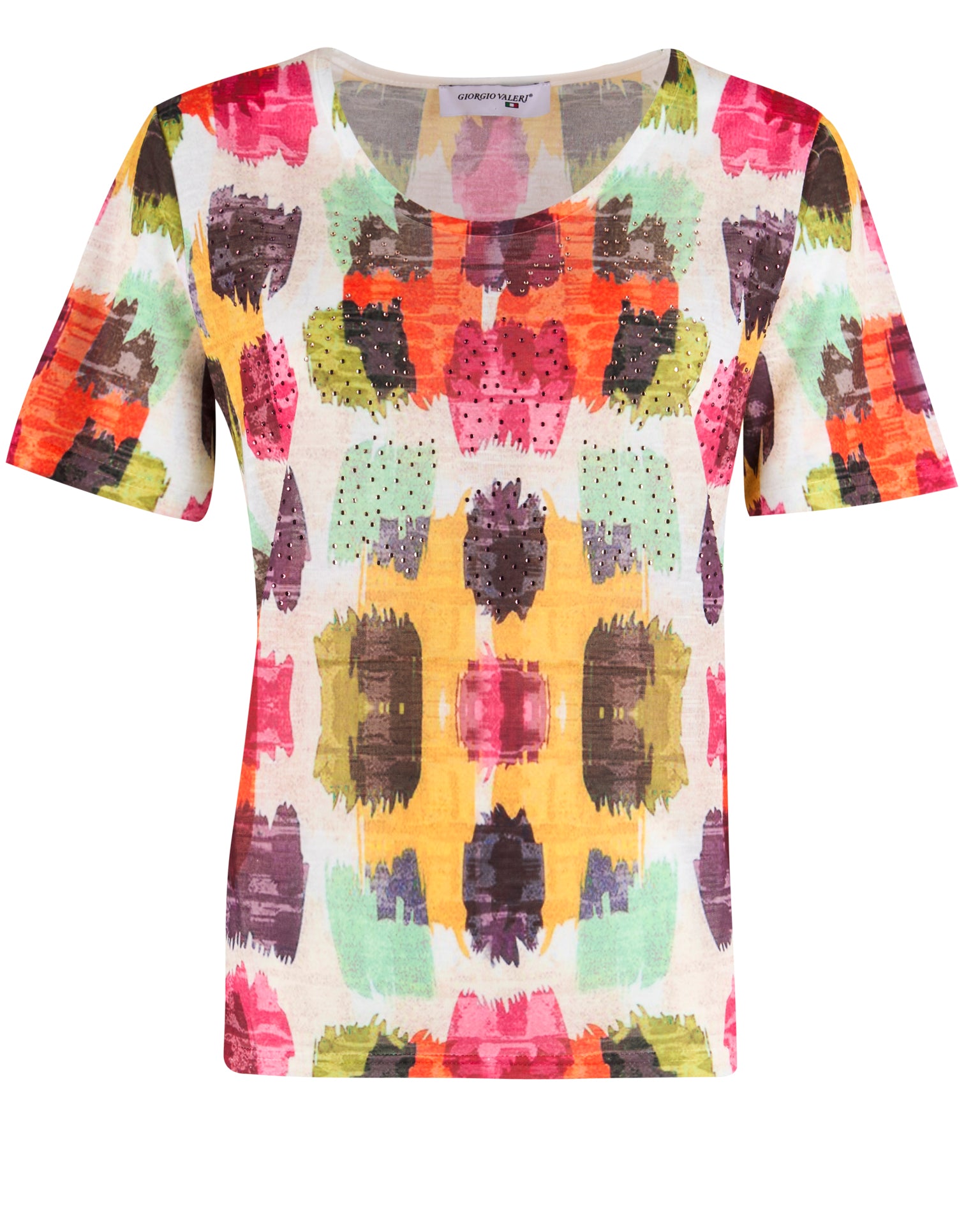 Maglia stampa pennellate 8461