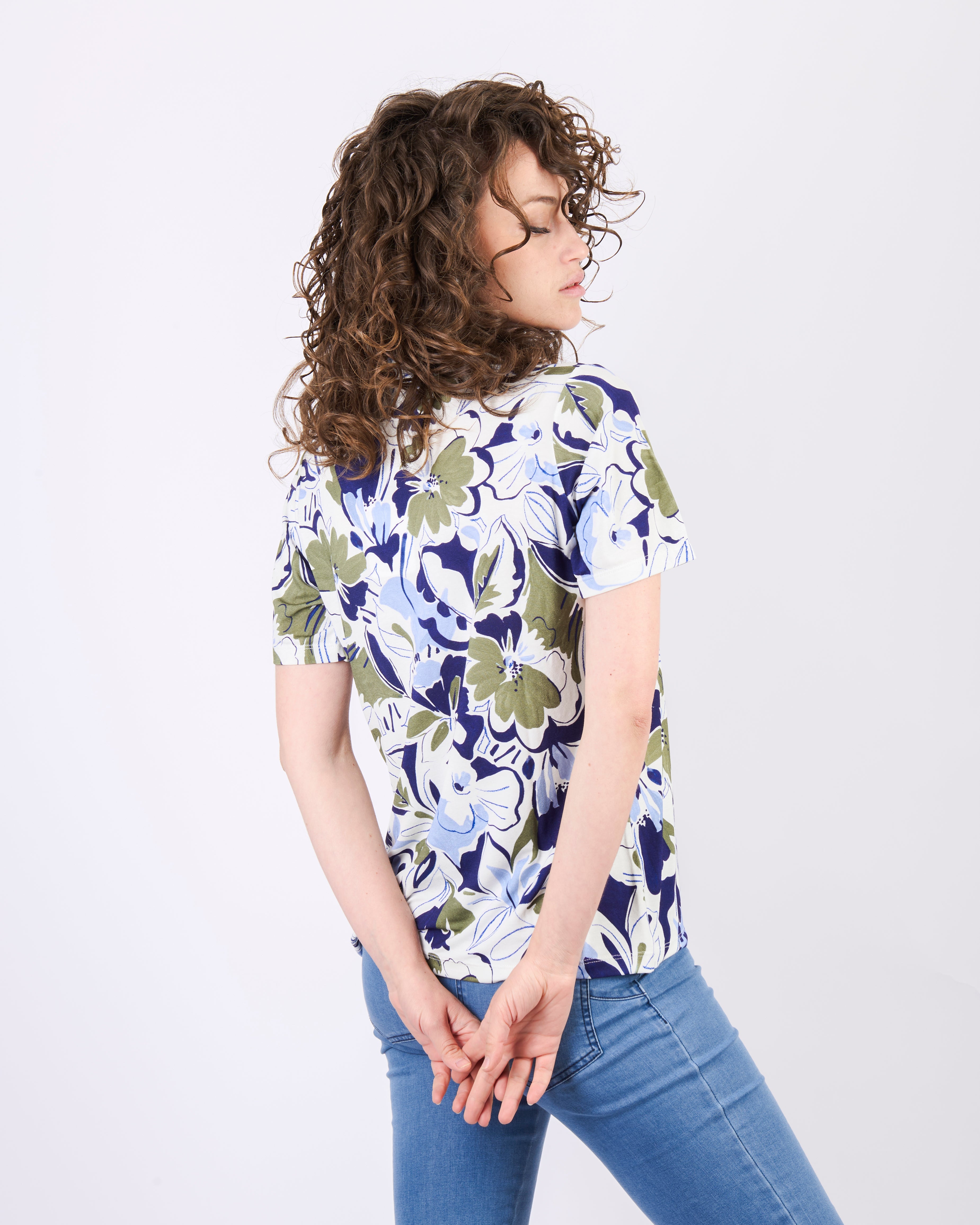 Polo viscosa fantasia 4861