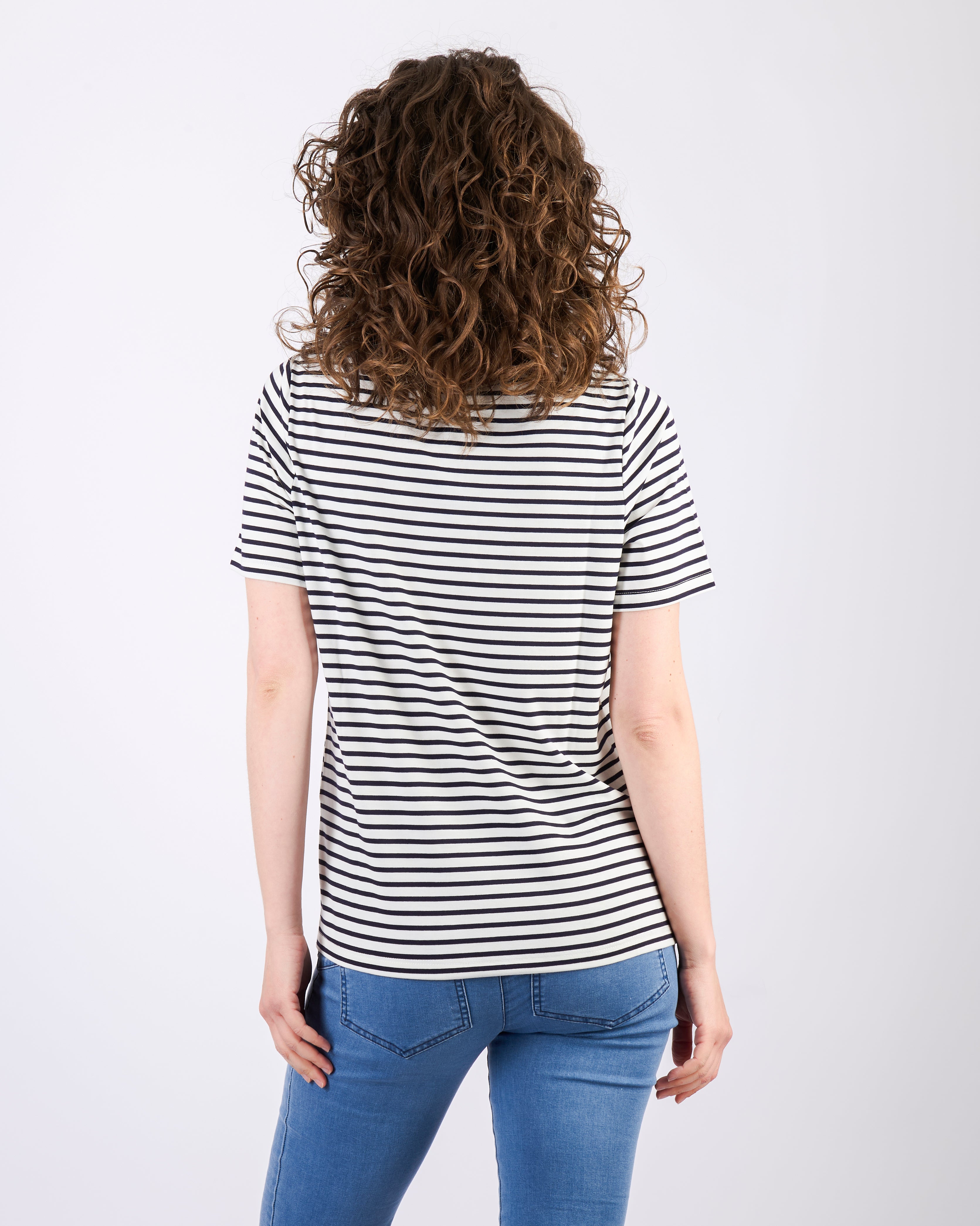 Maglia righe baghette metal 8518