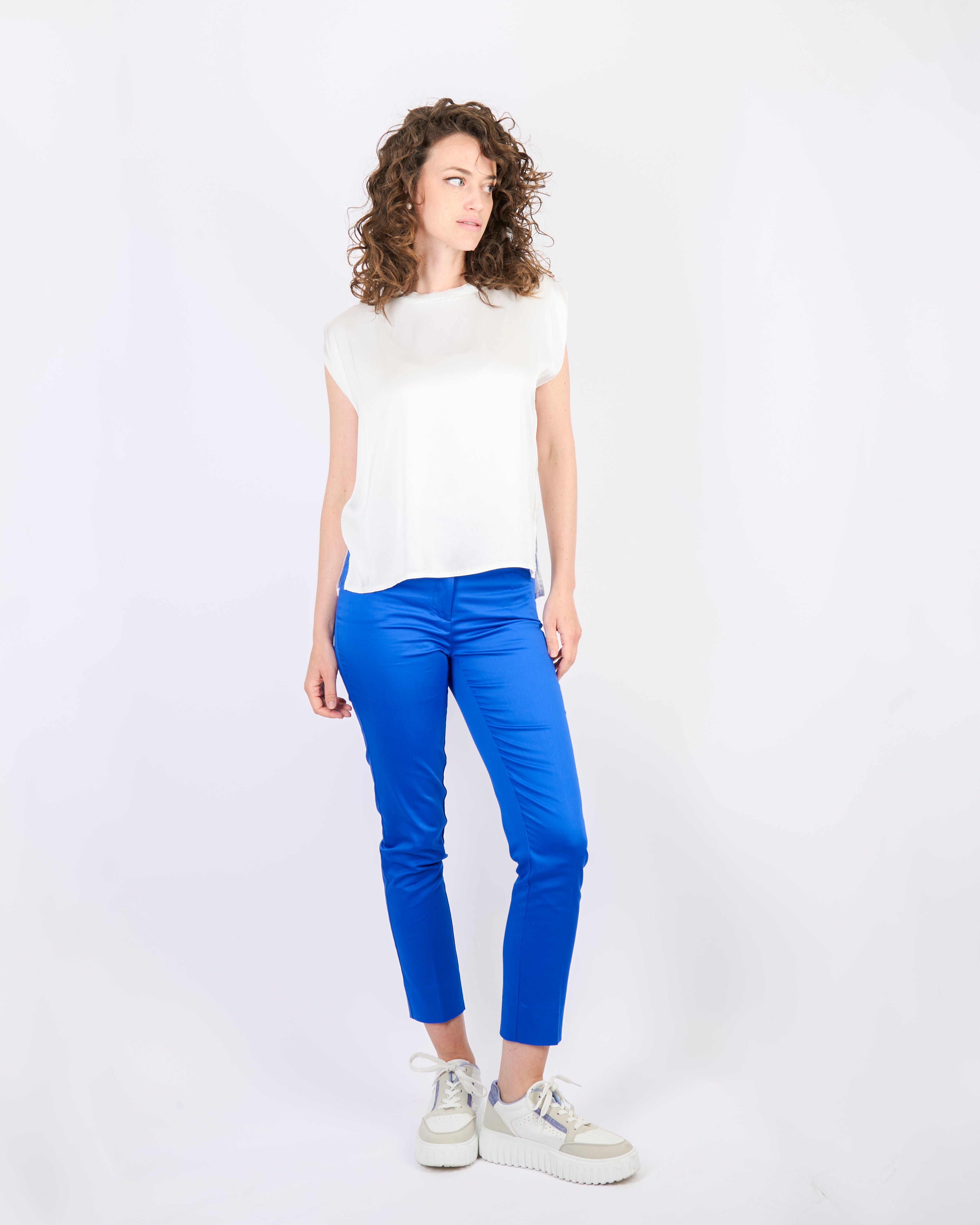 Top raso stretch ROMBO