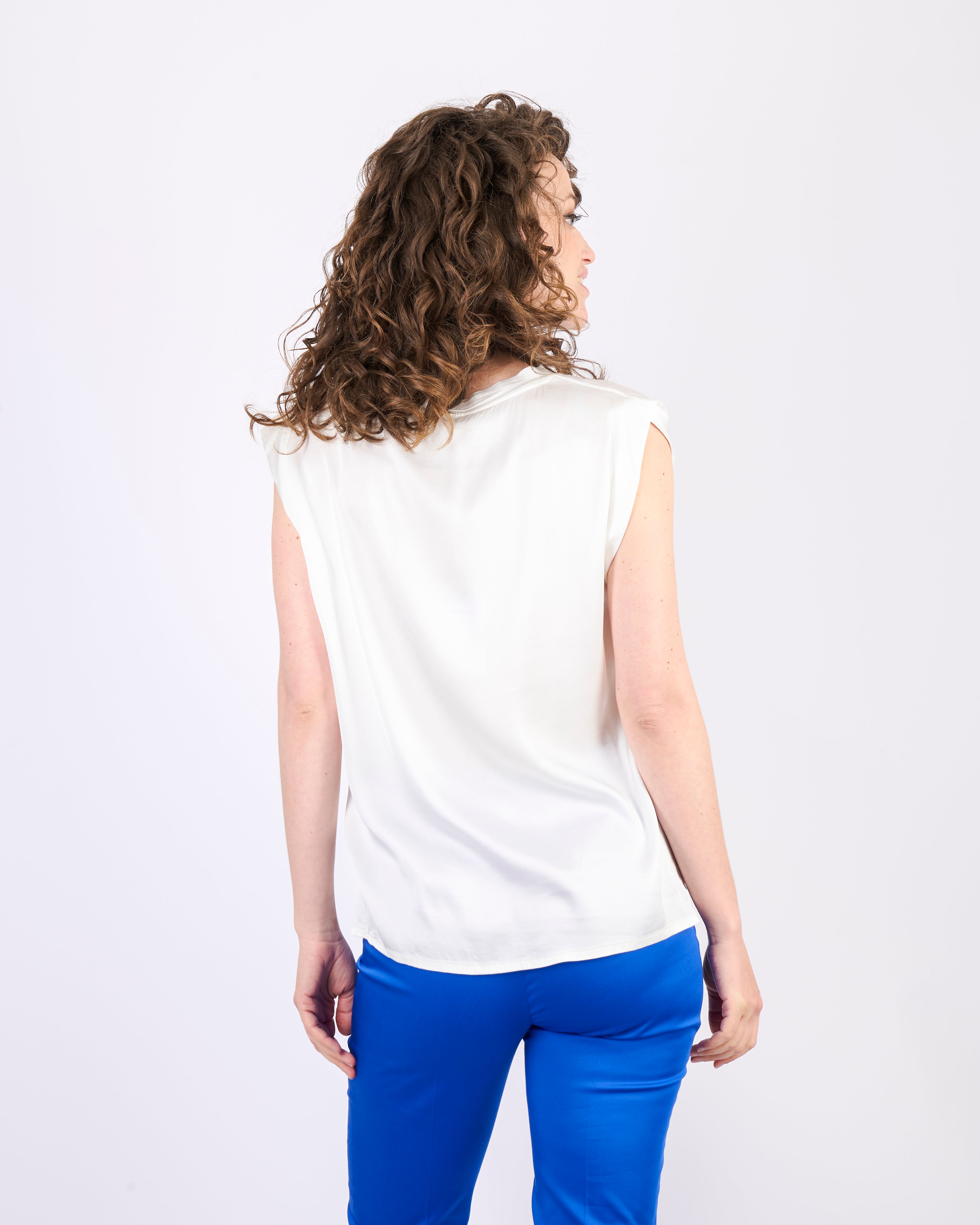 Top raso stretch ROMBO