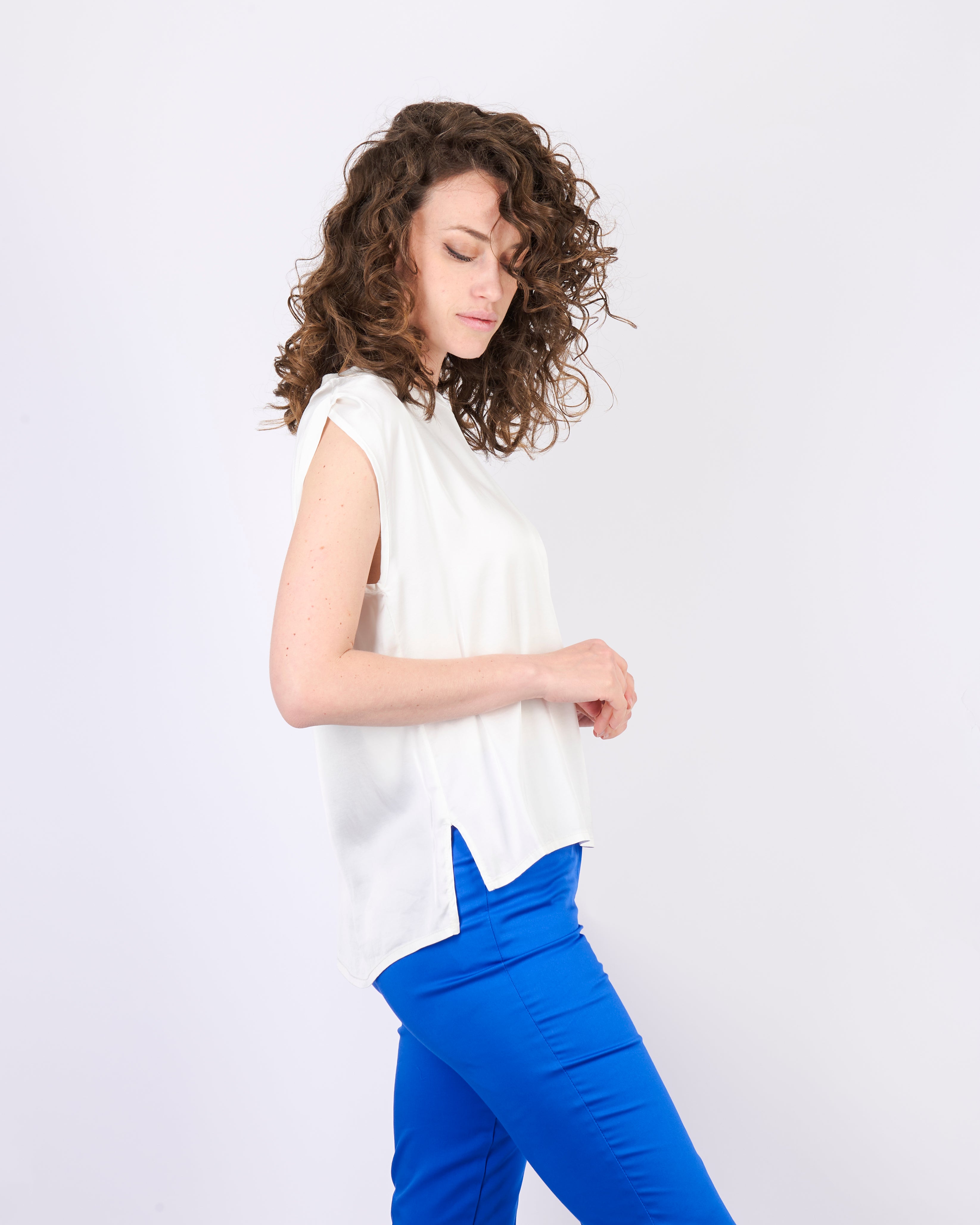 Top raso stretch ROMBO